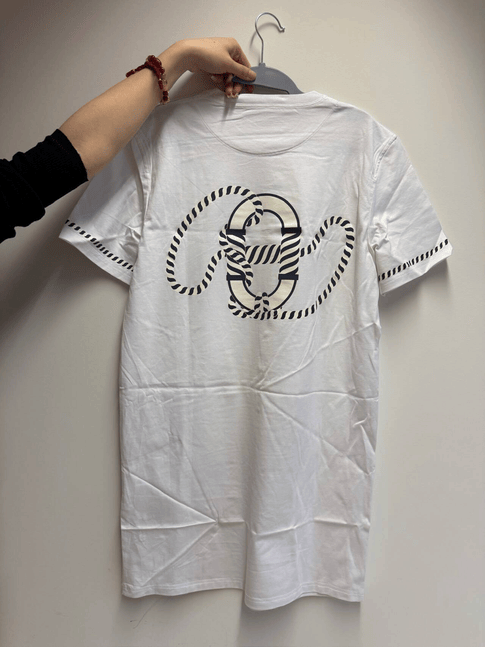 Hermes Size 38 - Hermès Canoe Chaîne d’Ancre T - Shirt Dress Blanc