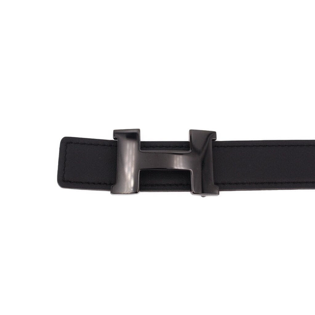 Hermes FULL SET BELTS TAUPE/BLACK XS