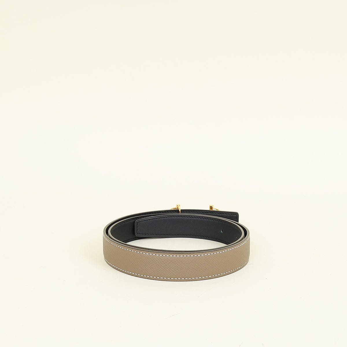 Hermes Bicolor Reversible Gamma 24 mm Belt Buckle