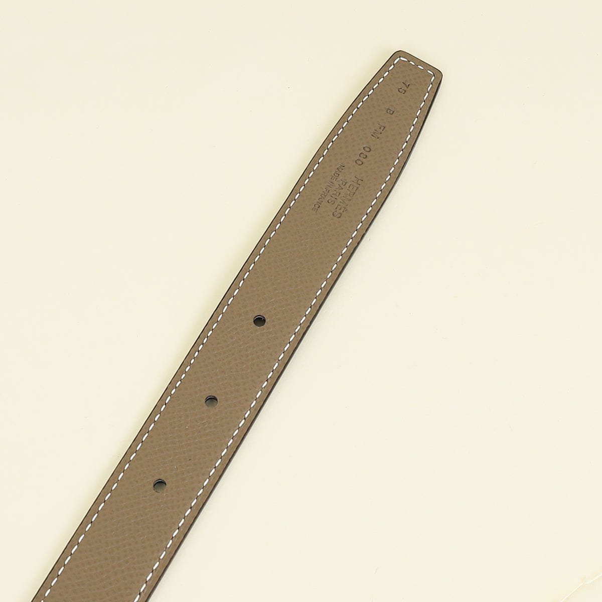 Hermes Bicolor Reversible Gamma 24 mm Belt Buckle