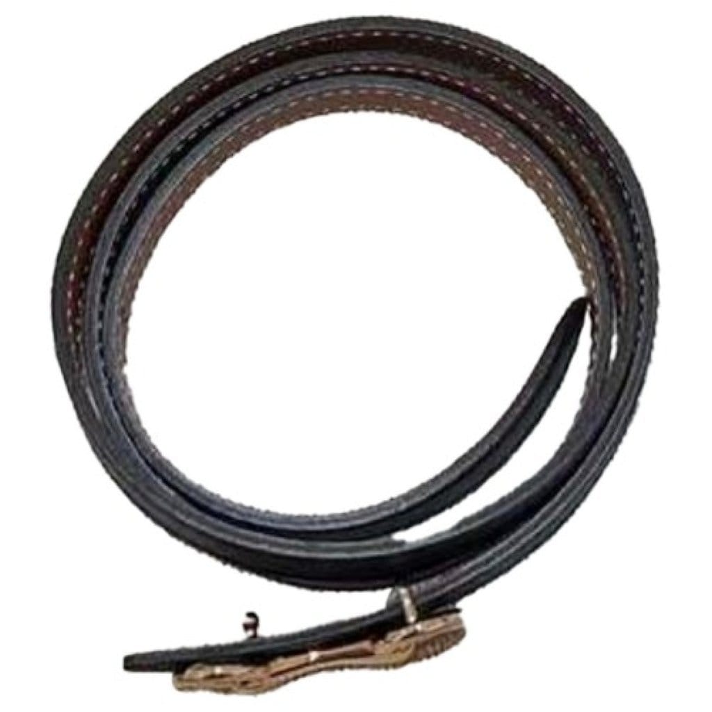 Hermes Black Leather Belt