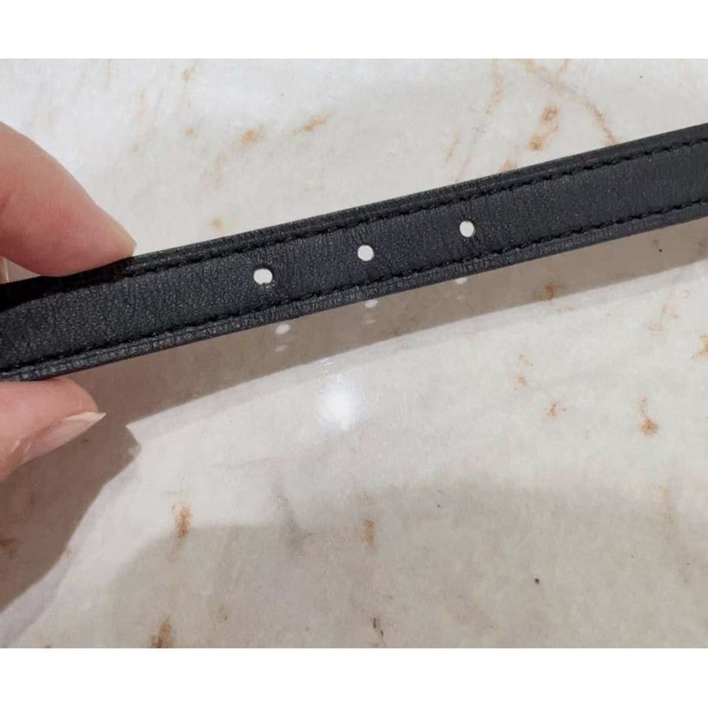 Hermes Black Leather Belt