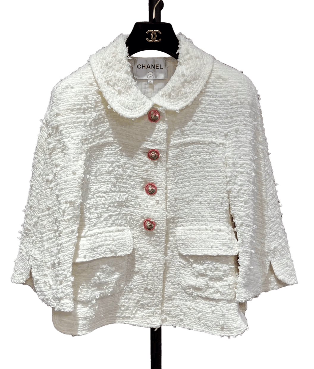 CHANEL 2017 WHITE JACKET FT102068