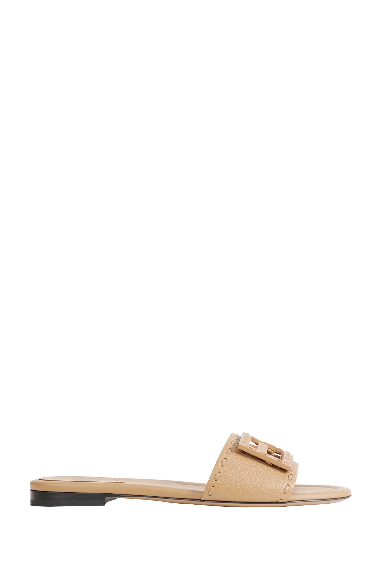 Fendi Leather Slides