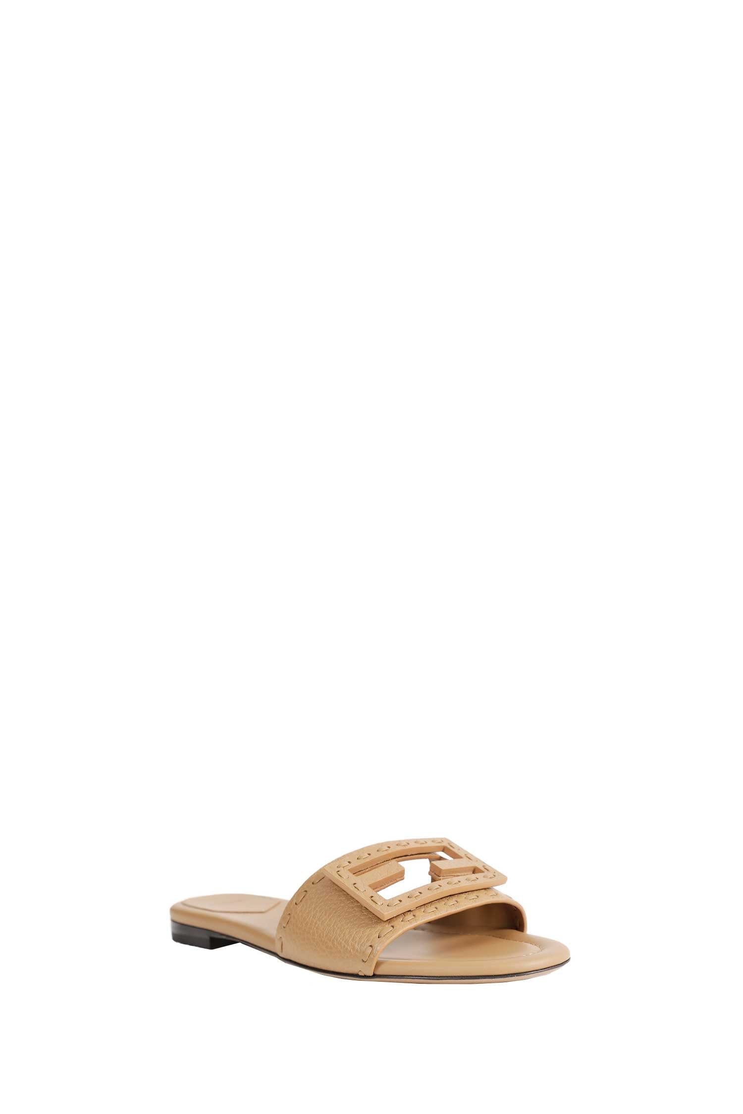 Fendi Leather Slides