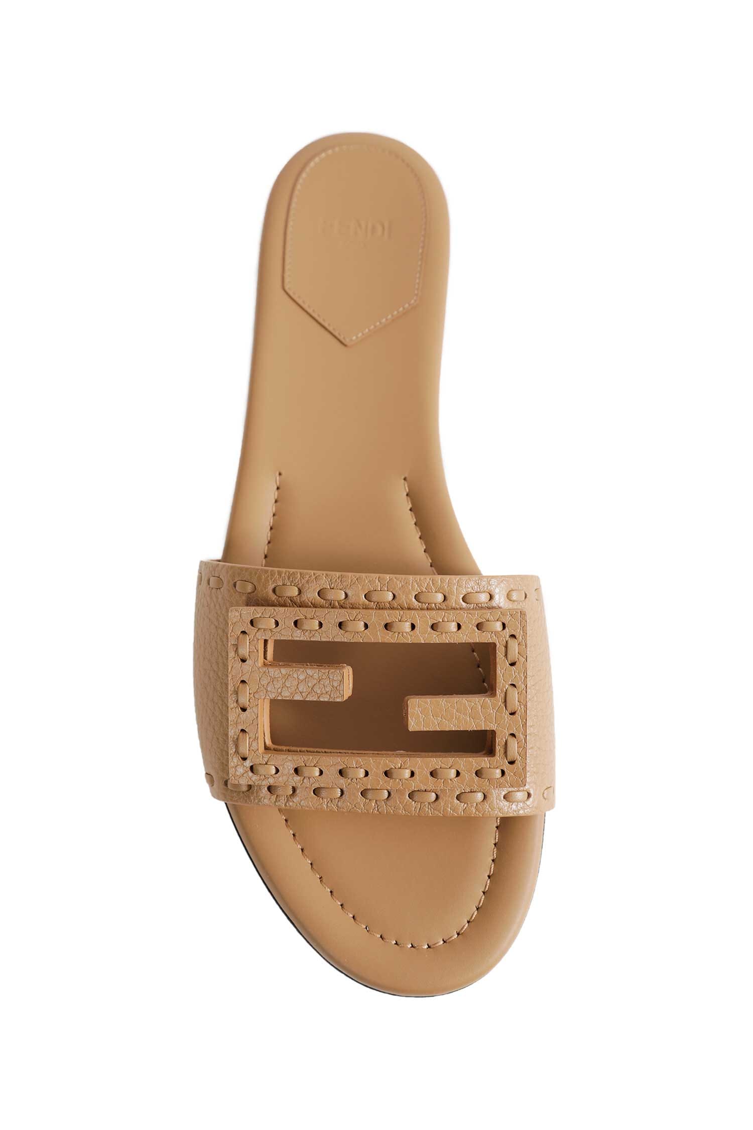 Fendi Leather Slides