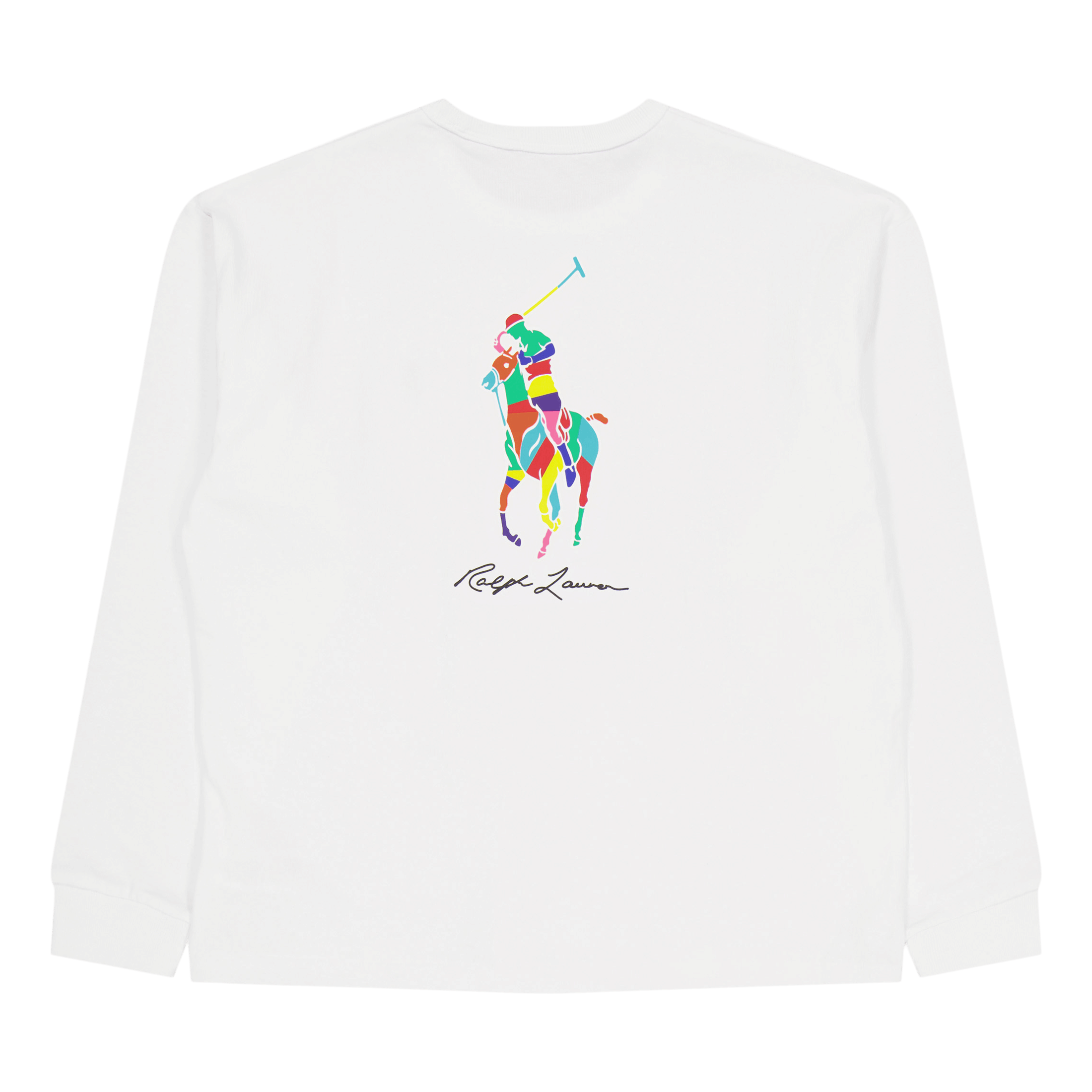 Polo Ralph Lauren Relaxed Fit Big Pony Jersey T - Shirt White