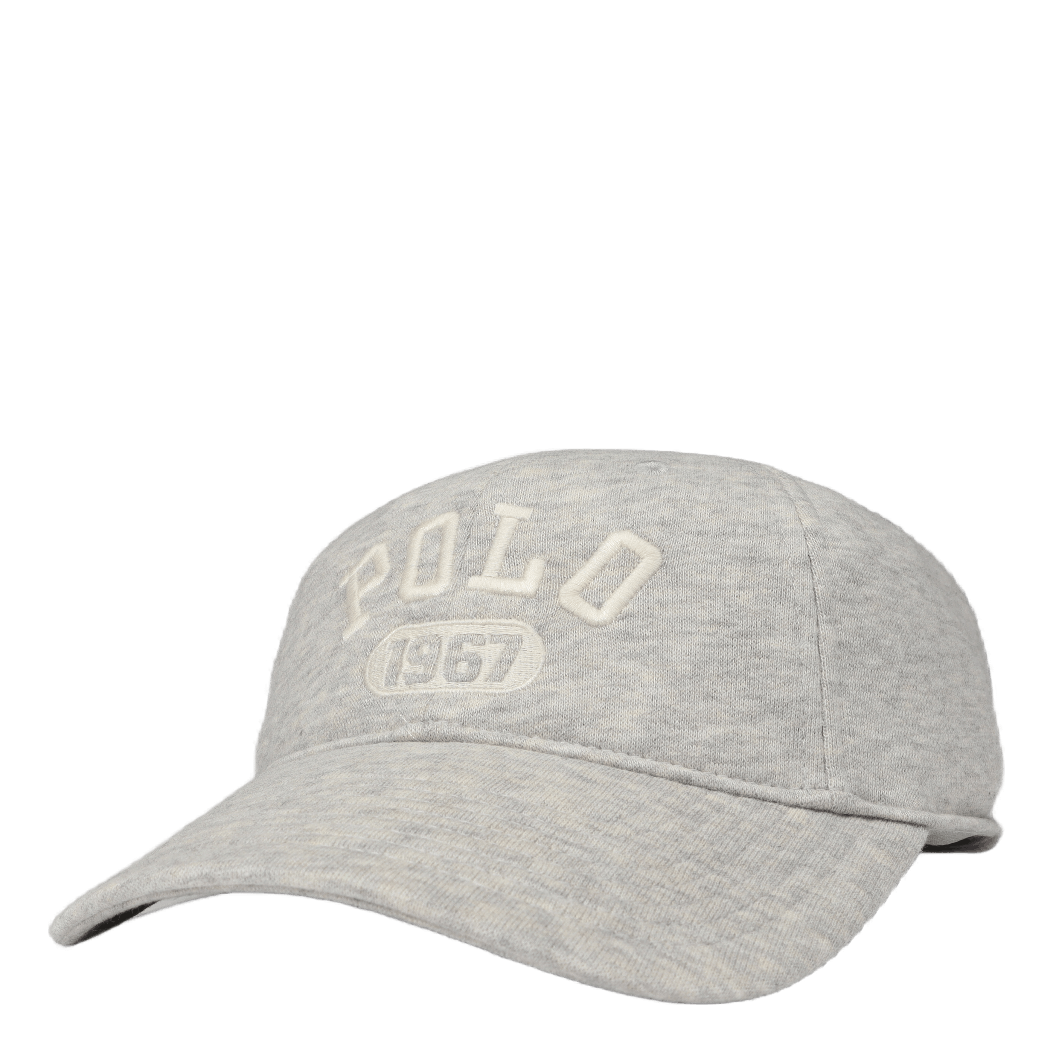 Polo Ralph Lauren Logo Fleece Fitted Ball Cap Light Sport Heather