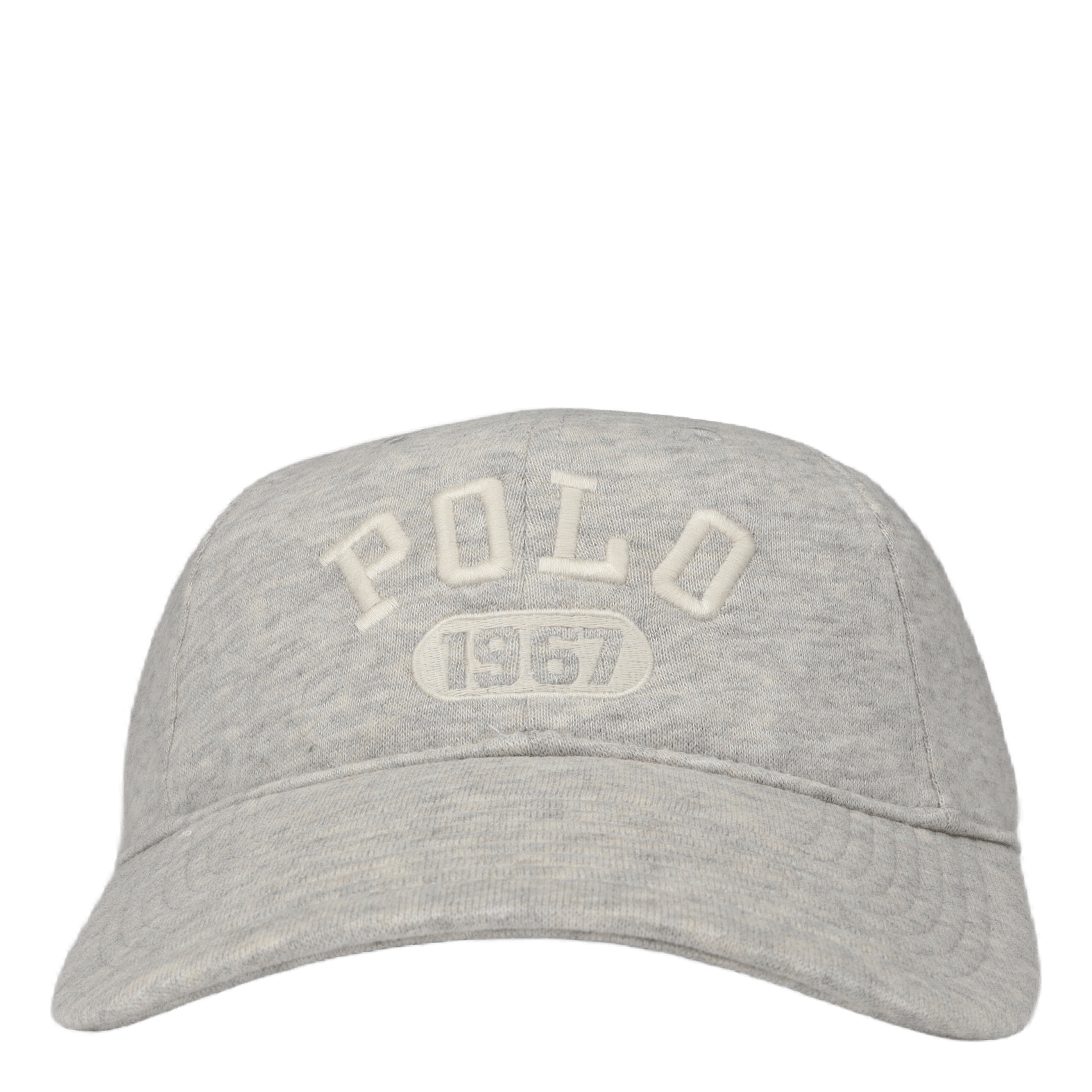 Polo Ralph Lauren Logo Fleece Fitted Ball Cap Light Sport Heather