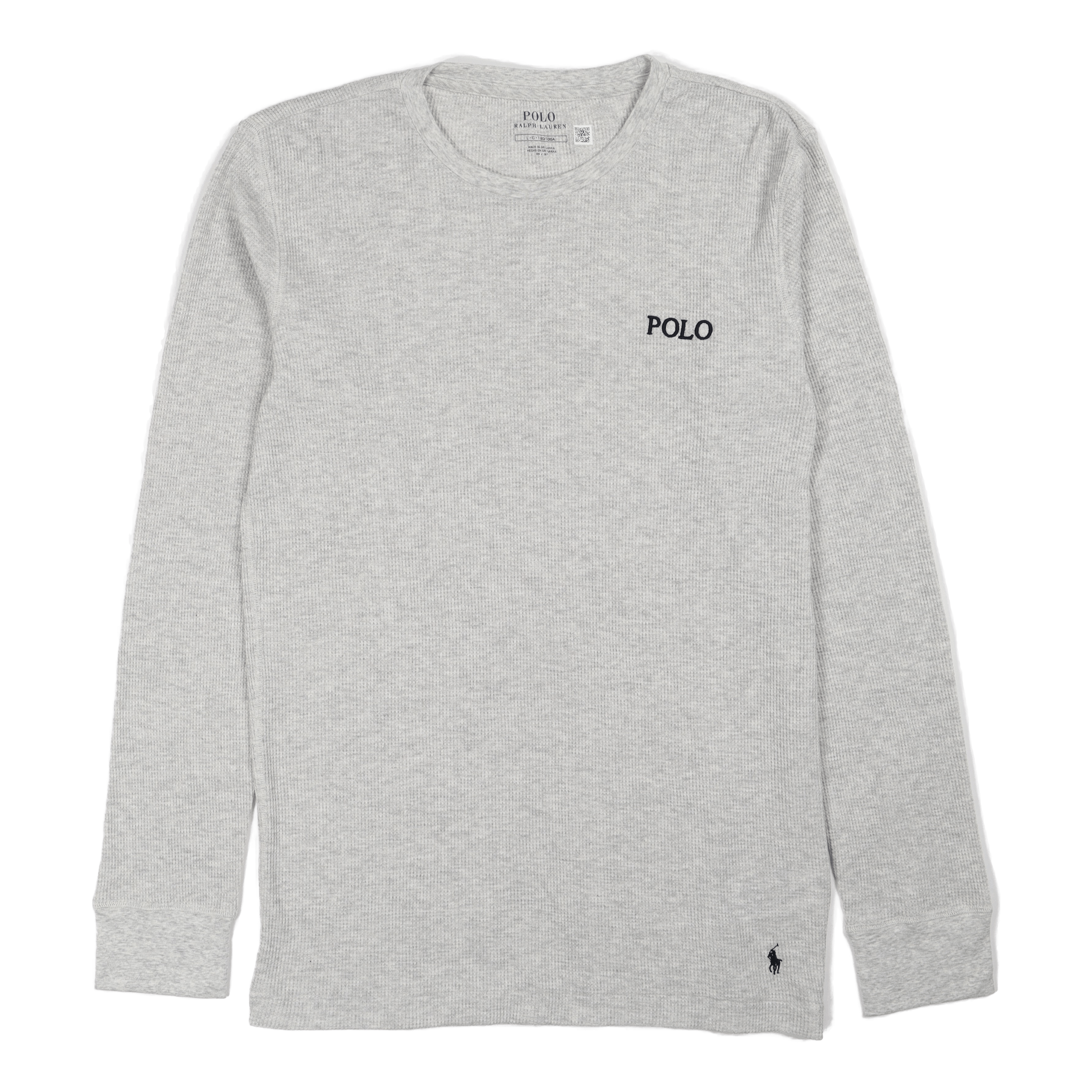 Polo Ralph Lauren Waffle - Knit Sleep Shirt English Heather