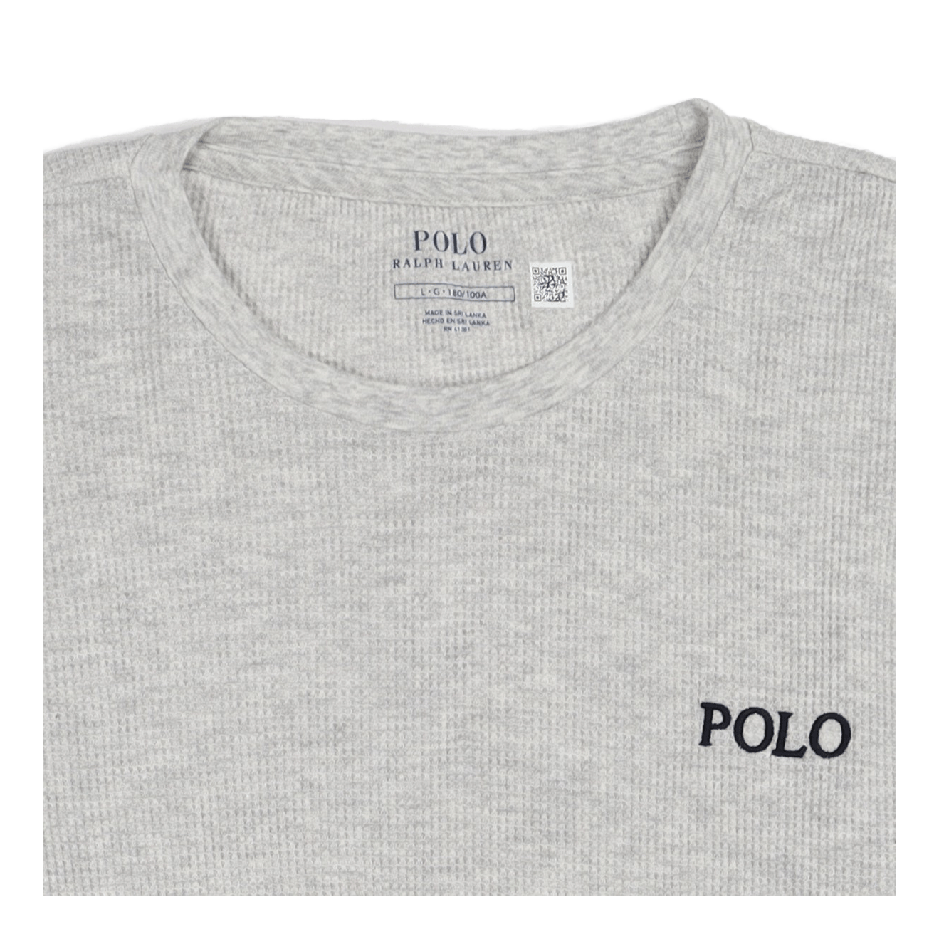 Polo Ralph Lauren Waffle - Knit Sleep Shirt English Heather
