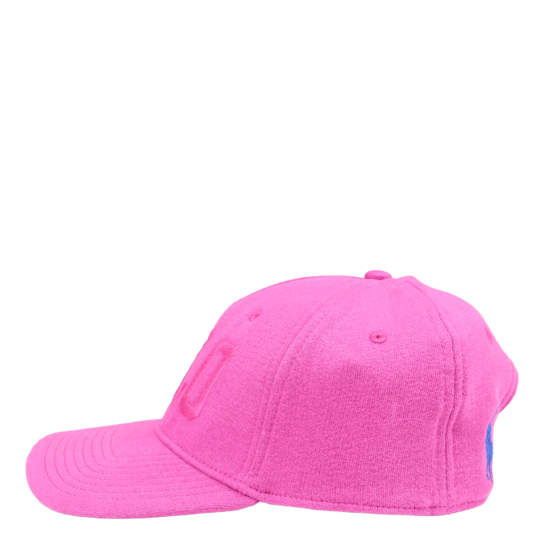 Polo Ralph Lauren Logo Fleece Ball Cap Vivid Pink