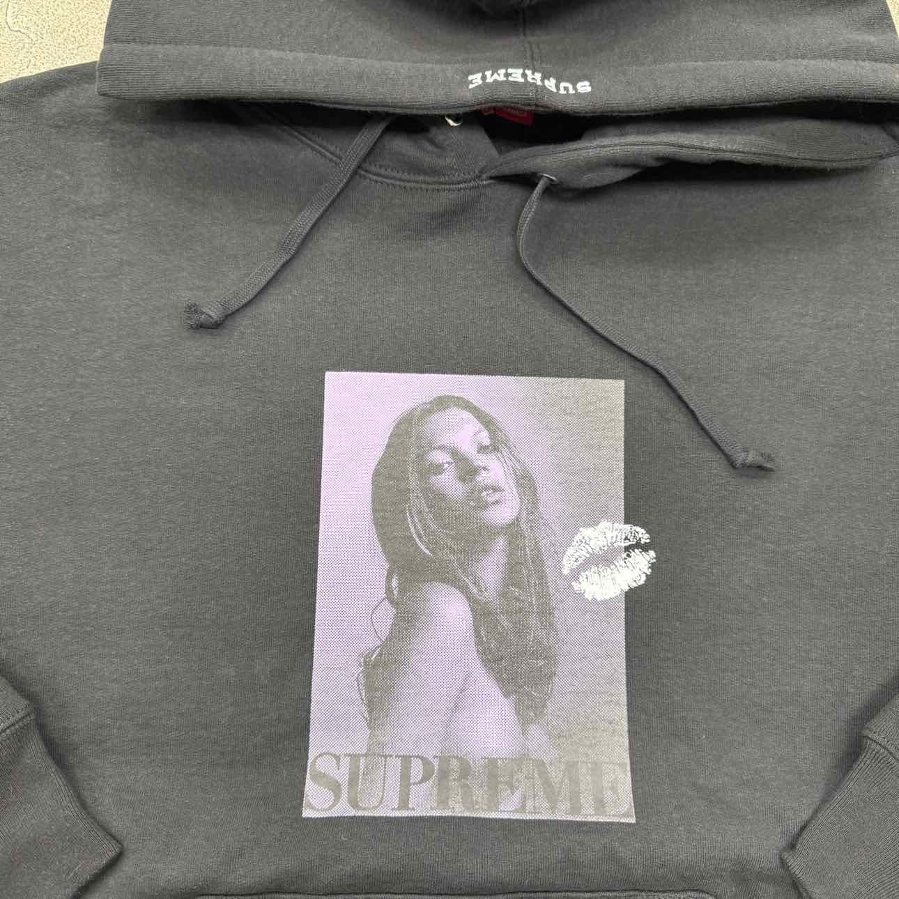 Supreme Hoodie KATE PHOTO Black New Size L