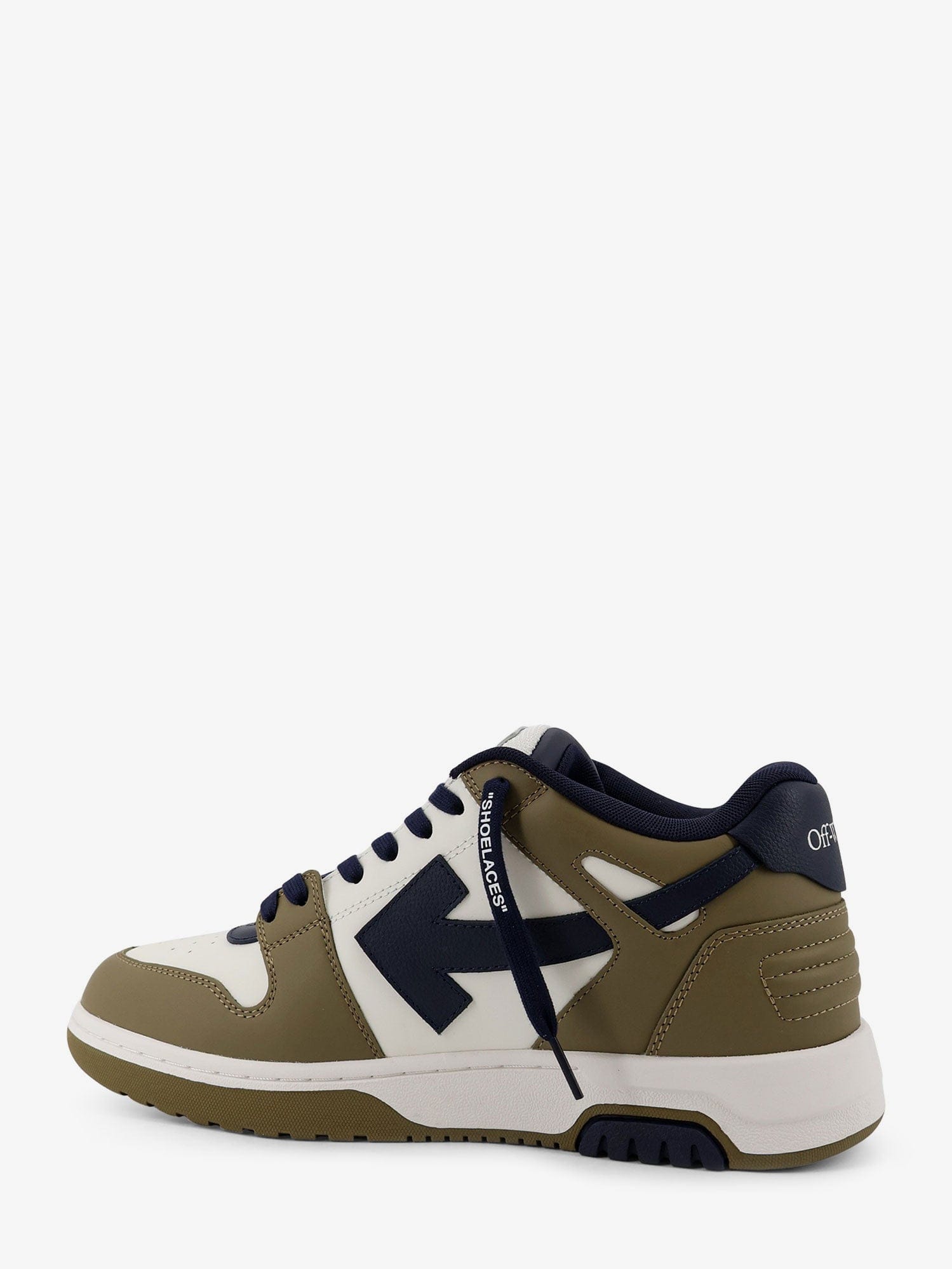 OFF WHITE Out of Office leather sneakers with iconic side logo