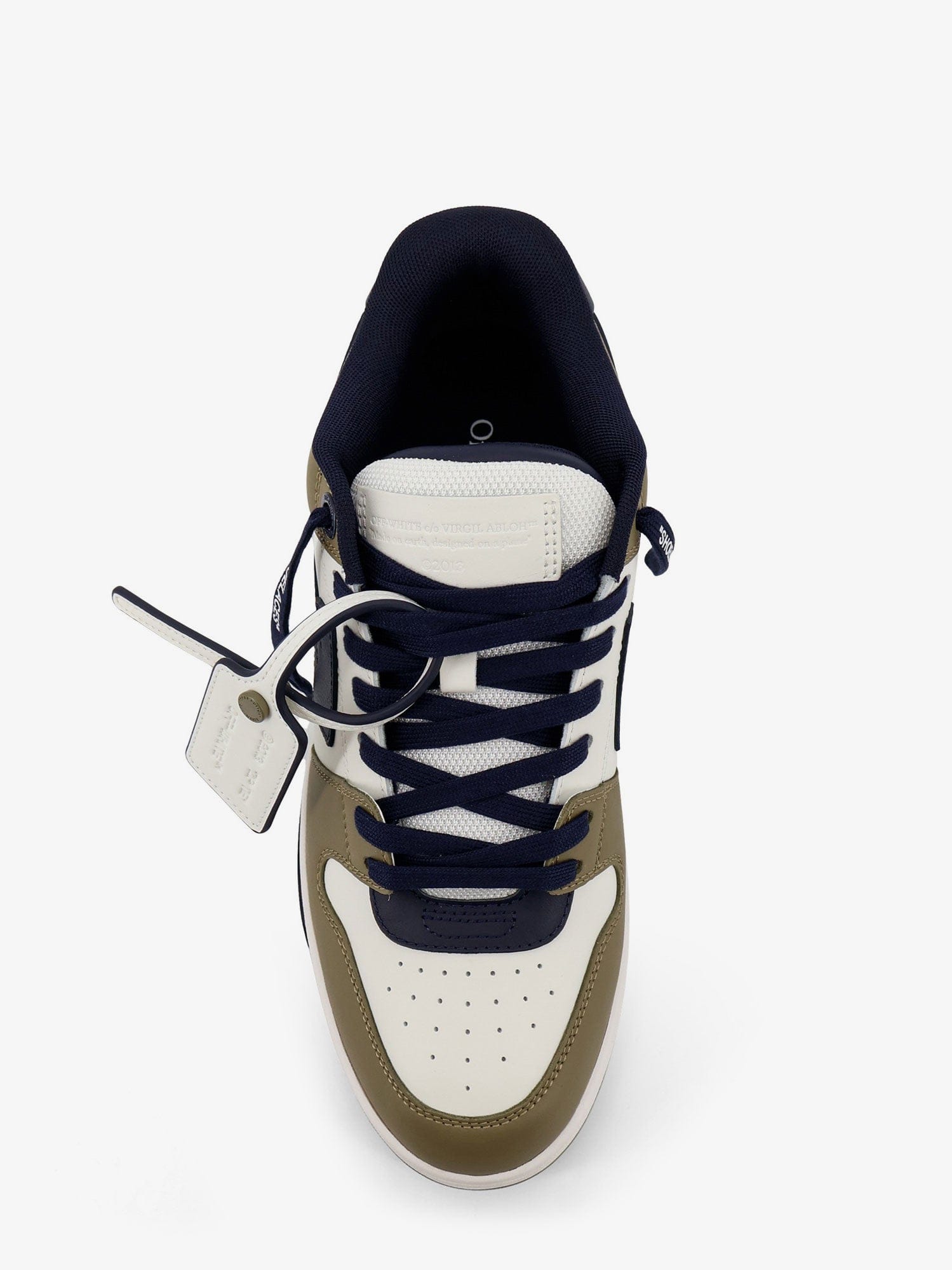 OFF WHITE Out of Office leather sneakers with iconic side logo