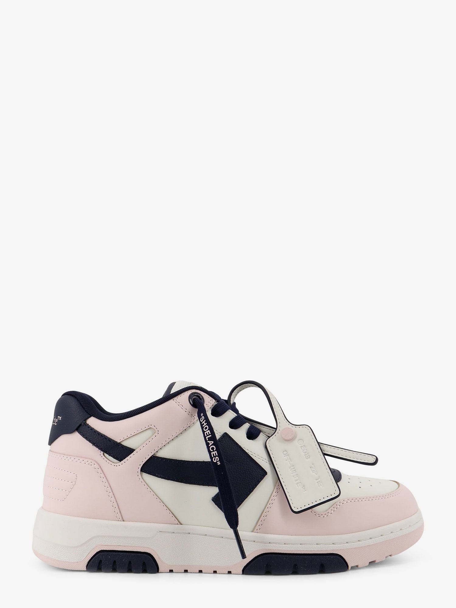 OFF WHITE Out of Office leather sneakers with iconic logo on the side