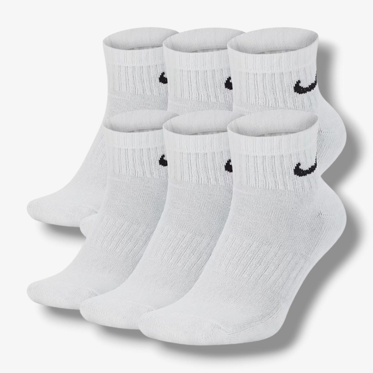 Nike Ankle Socks White 6 pack SX7669 - 100