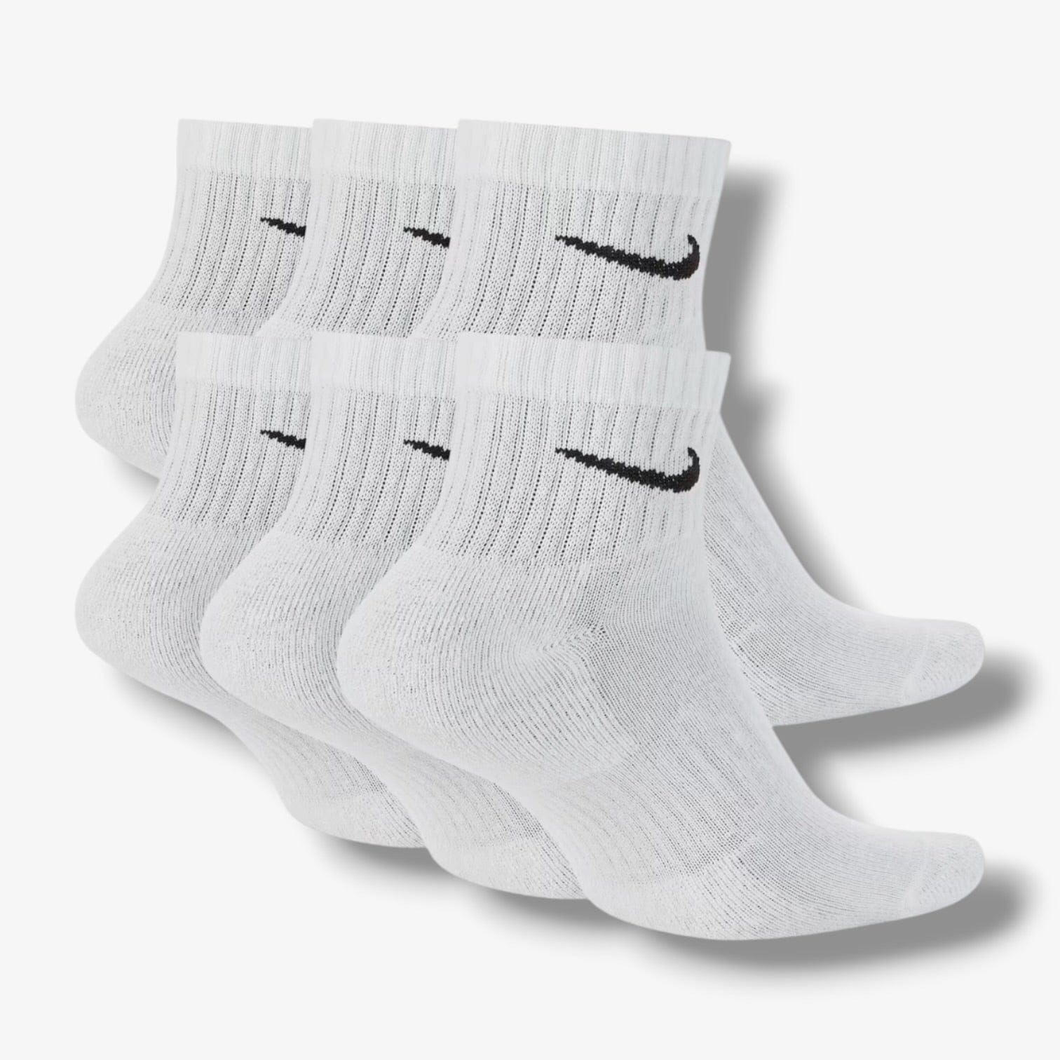 Nike Ankle Socks White 6 pack SX7669 - 100