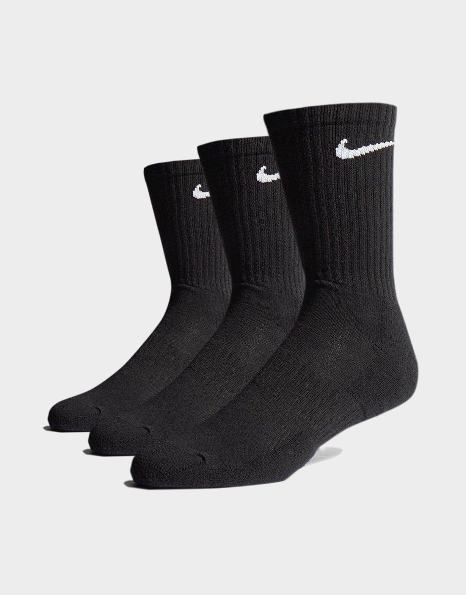 Nike 3 - Pack Cushioned Crew Socks