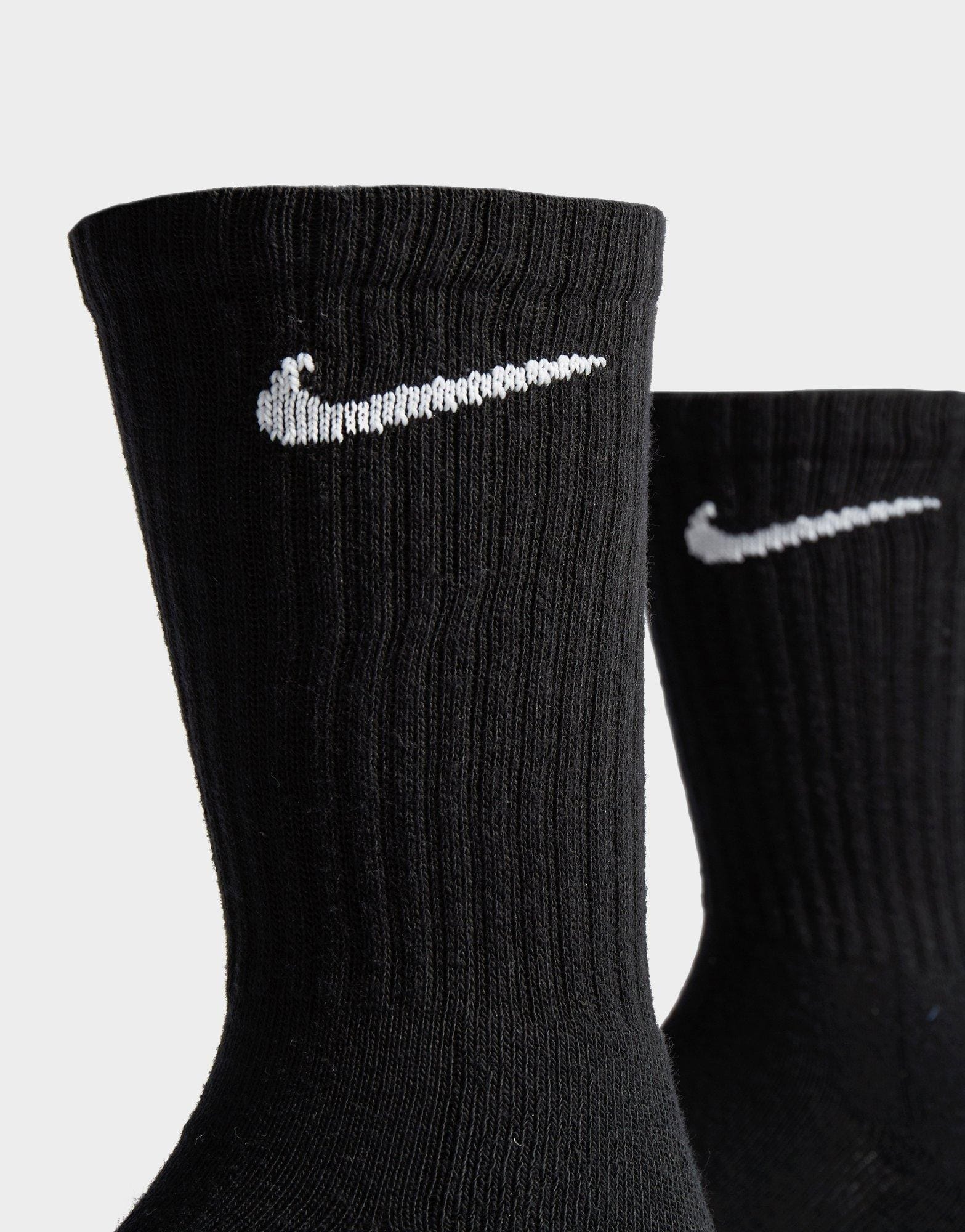 Nike 3 - Pack Cushioned Crew Socks