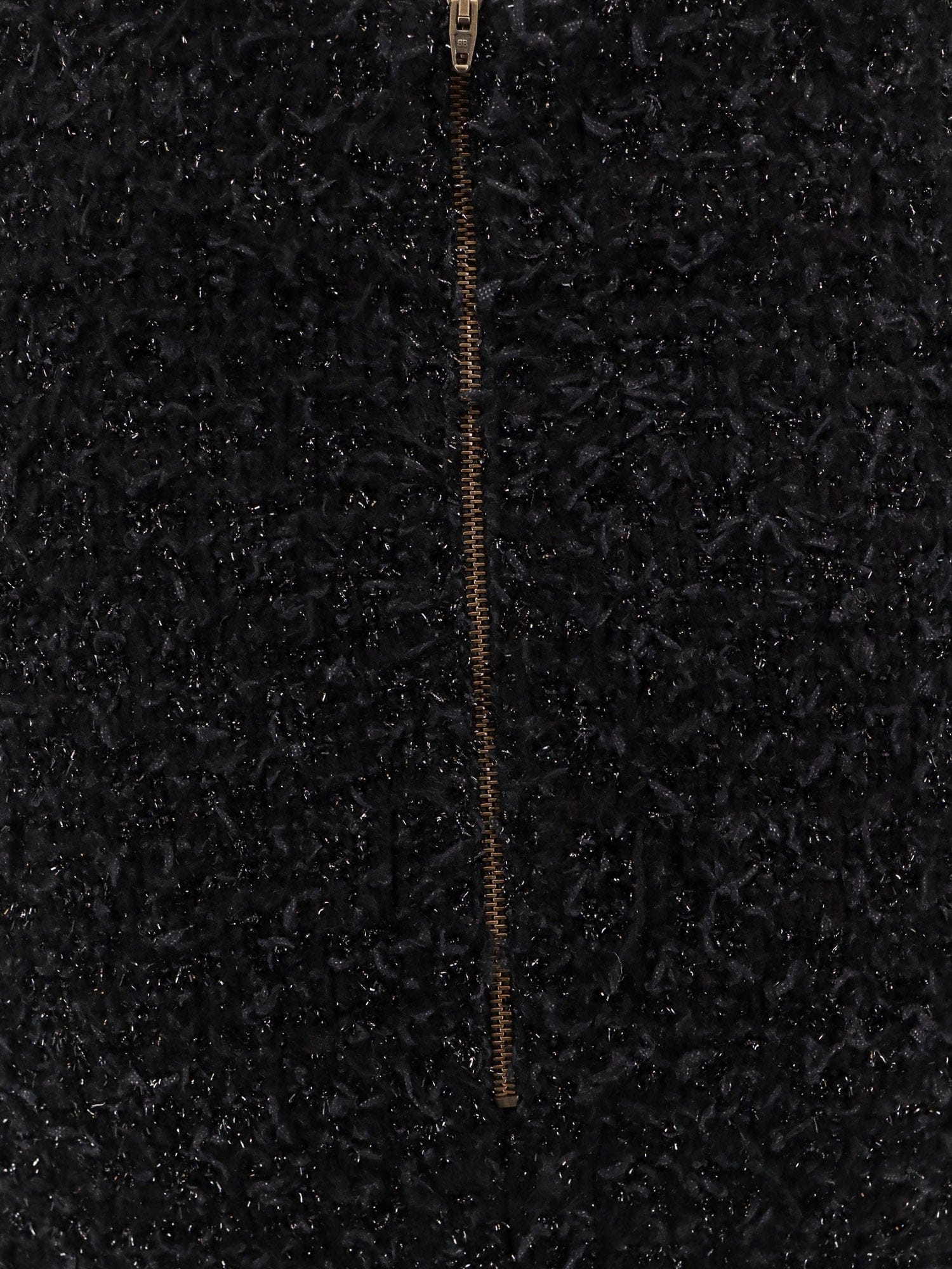 Balenciaga Cotton tweed knitted midi skirt