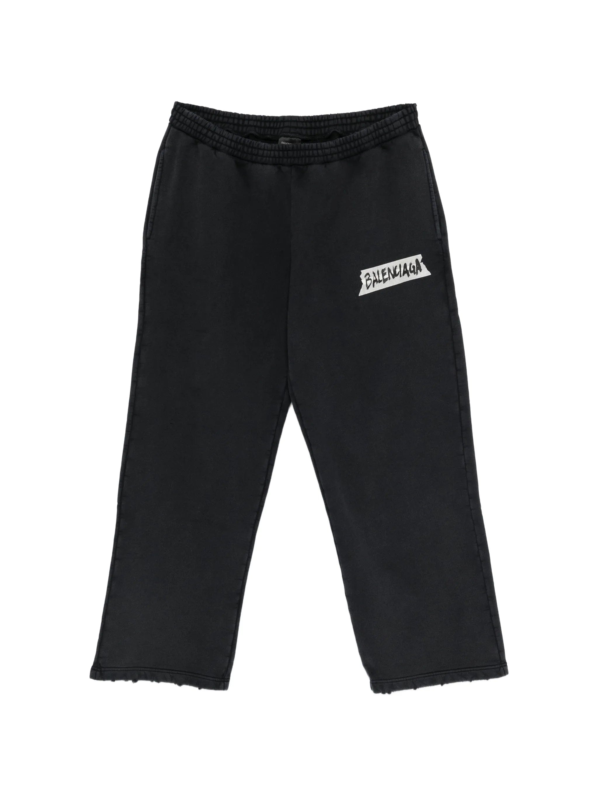 Balenciaga masking - tape track pants