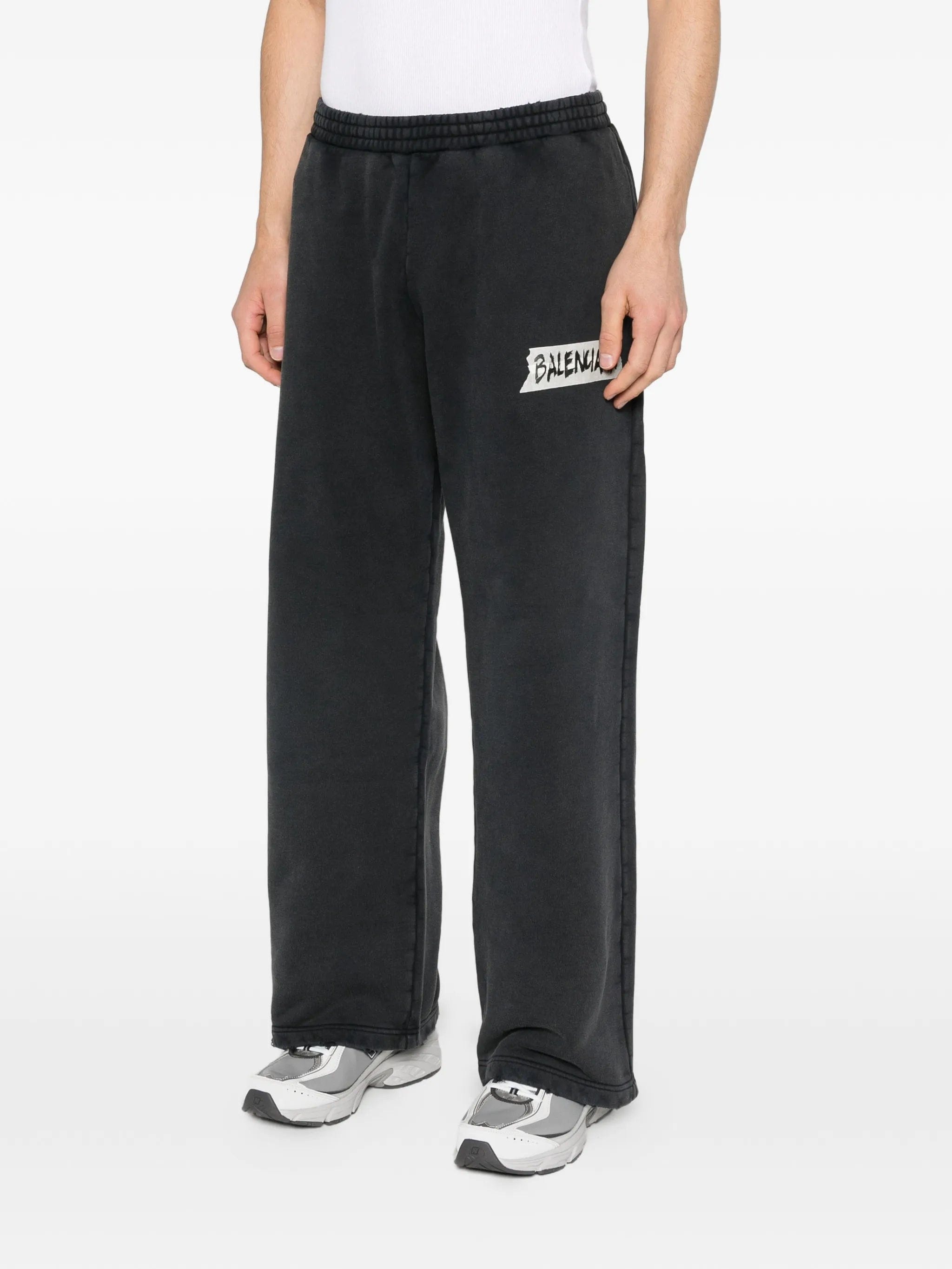 Balenciaga masking - tape track pants