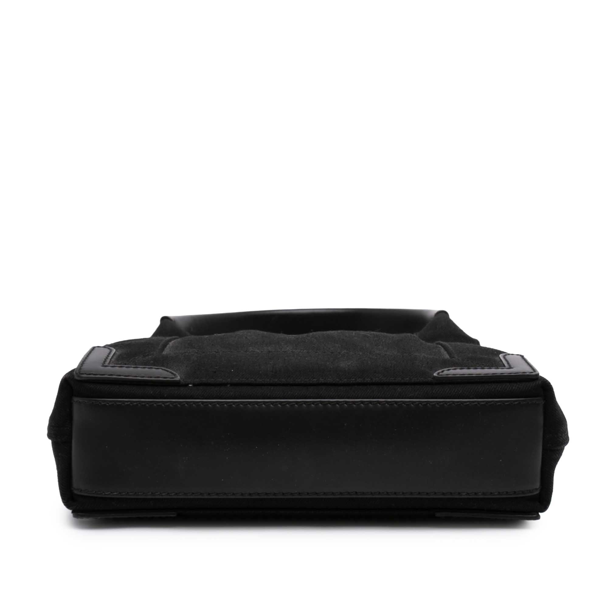 Balenciaga Denim Navy Cabas Satchel XS