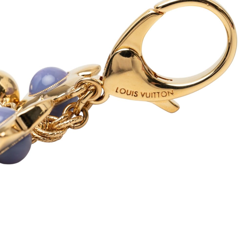 Louis Vuitton Gold Plated Bijoux Sac Tresor Bag Charm and Key Chain