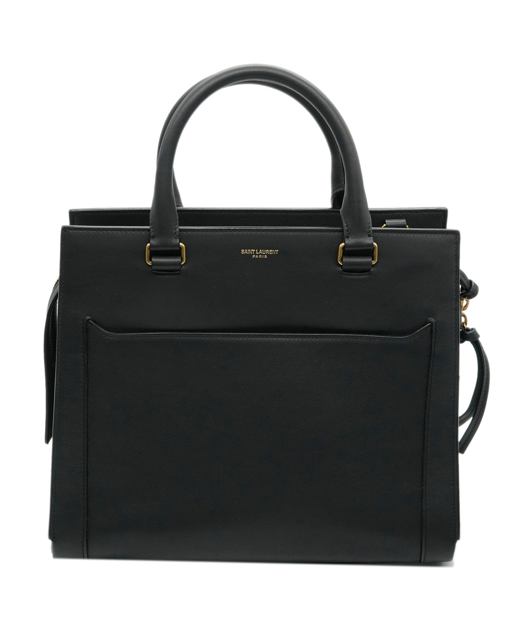 Yves Saint Laurent Saint Laurent Black Shopper Style Crossbody Bag ALL1030
