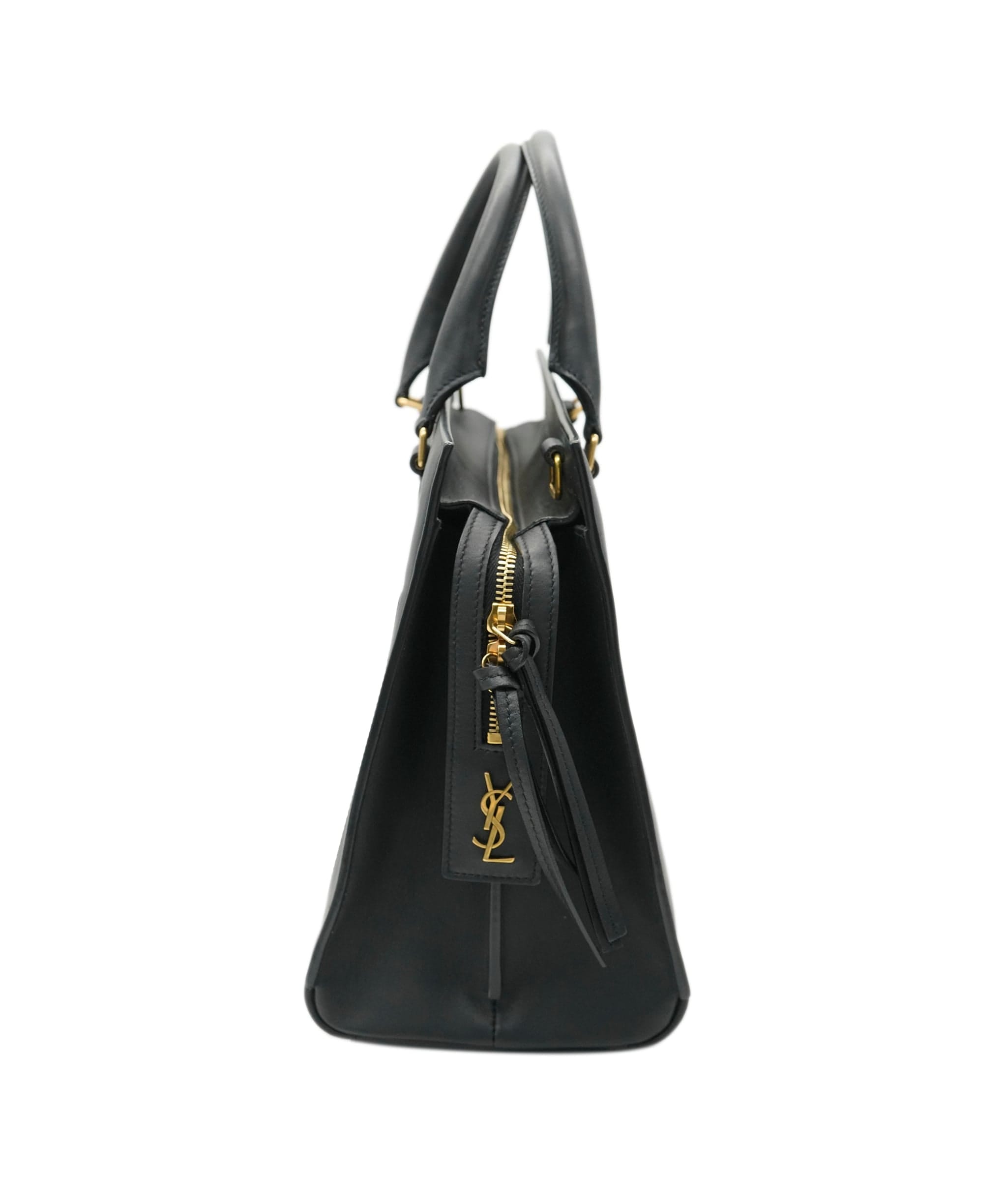 Yves Saint Laurent Saint Laurent Black Shopper Style Crossbody Bag ALL1030