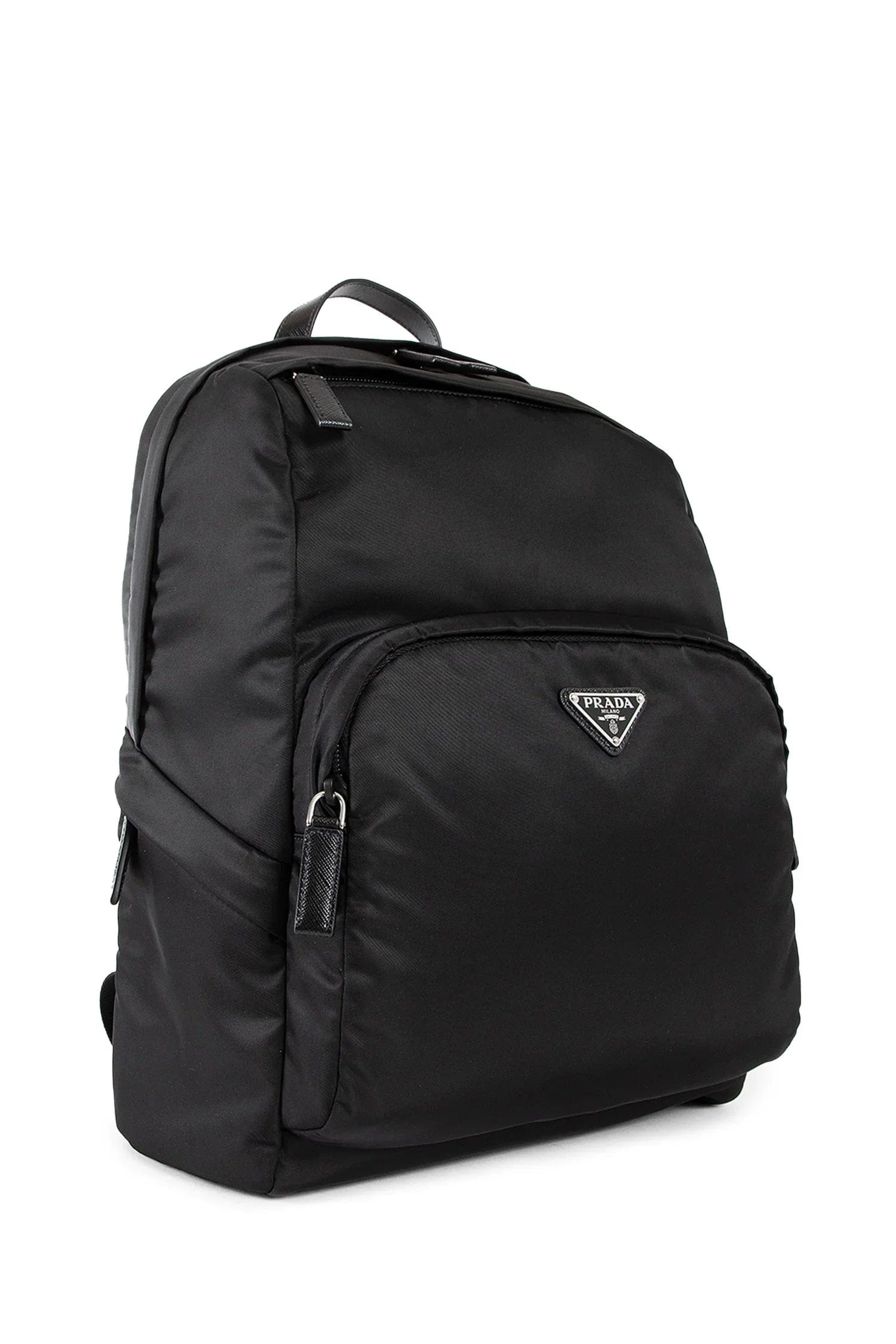 Prada Re - Nylon and Saffiano Leather Backpack