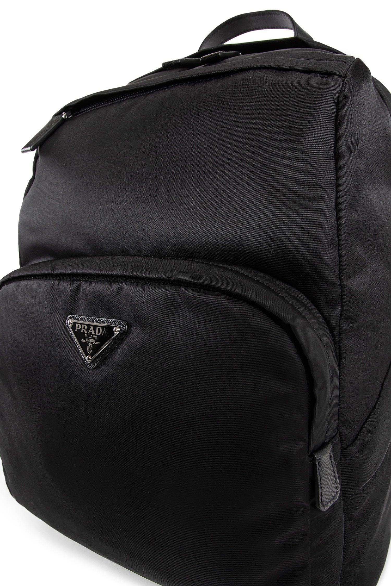 Prada Re - Nylon and Saffiano Leather Backpack
