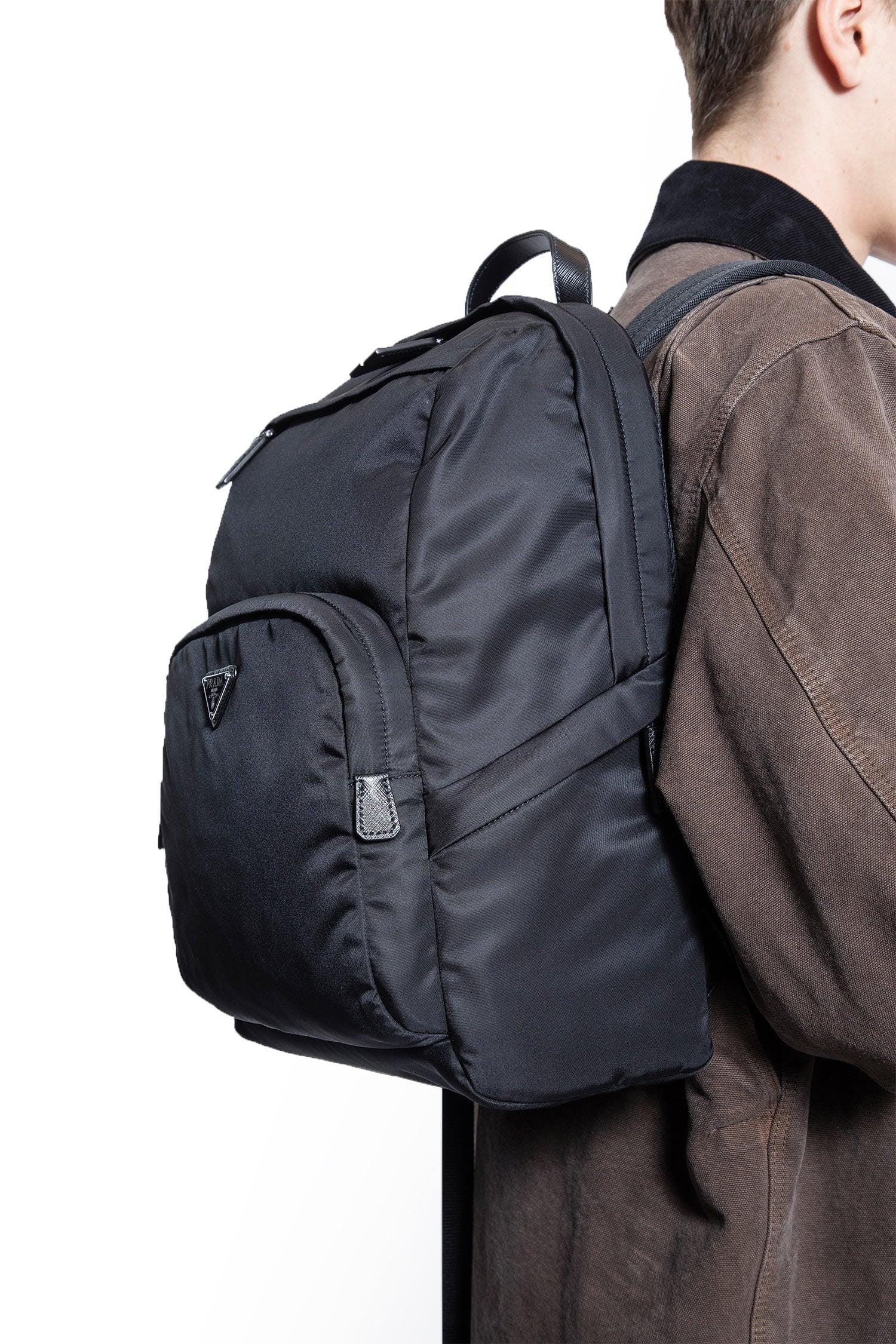 Prada Re - Nylon and Saffiano Leather Backpack