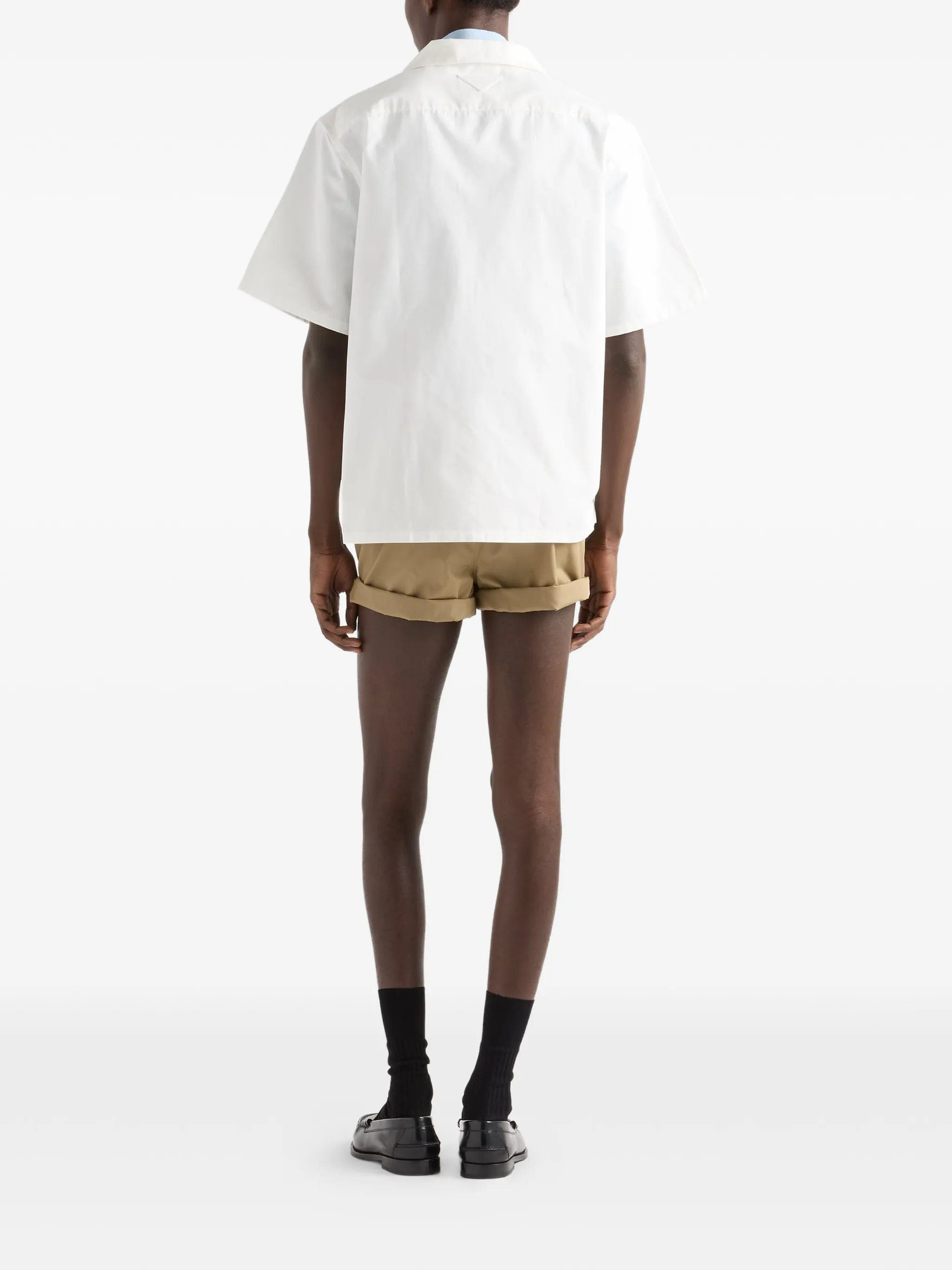 Prada wave - print oversized shirt
