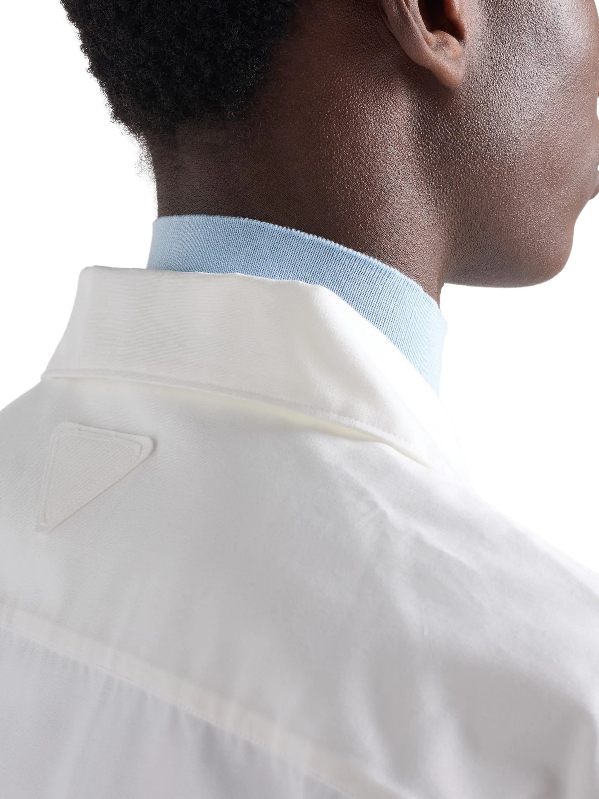 Prada wave - print oversized shirt