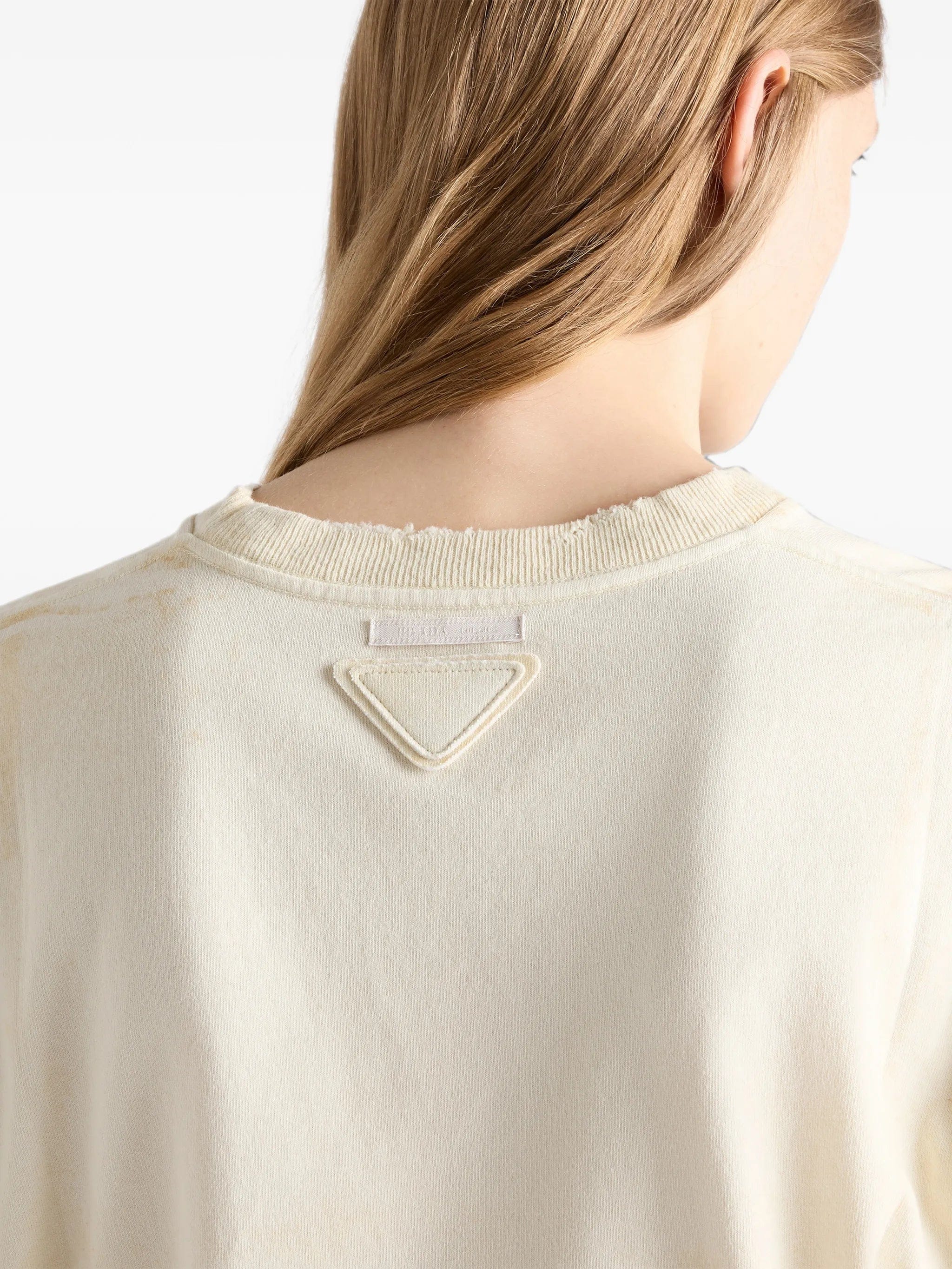 Prada garment - dyed jersey T - shirt