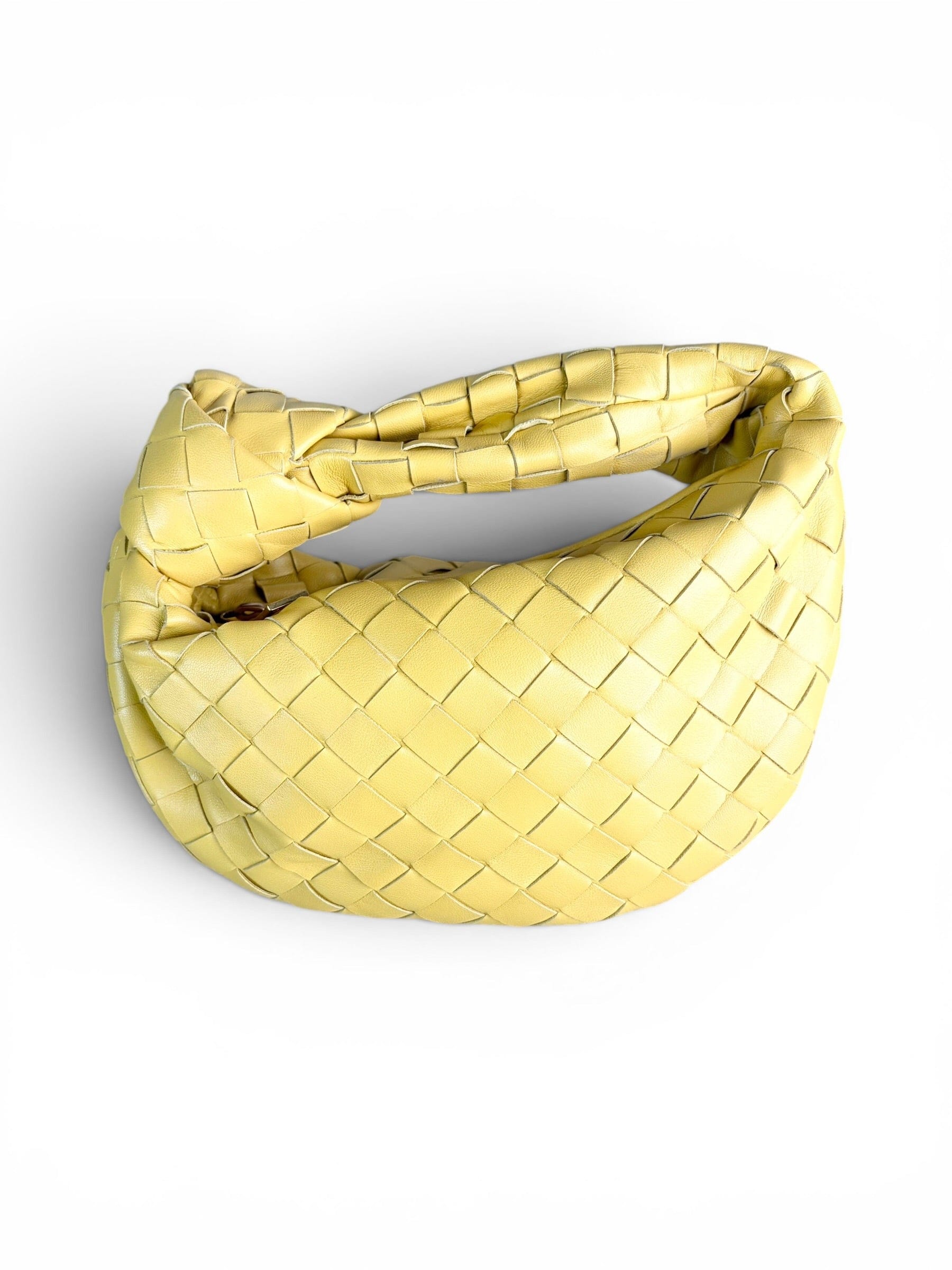 Bottega Veneta Yellow Intrecciato Mini Jodie