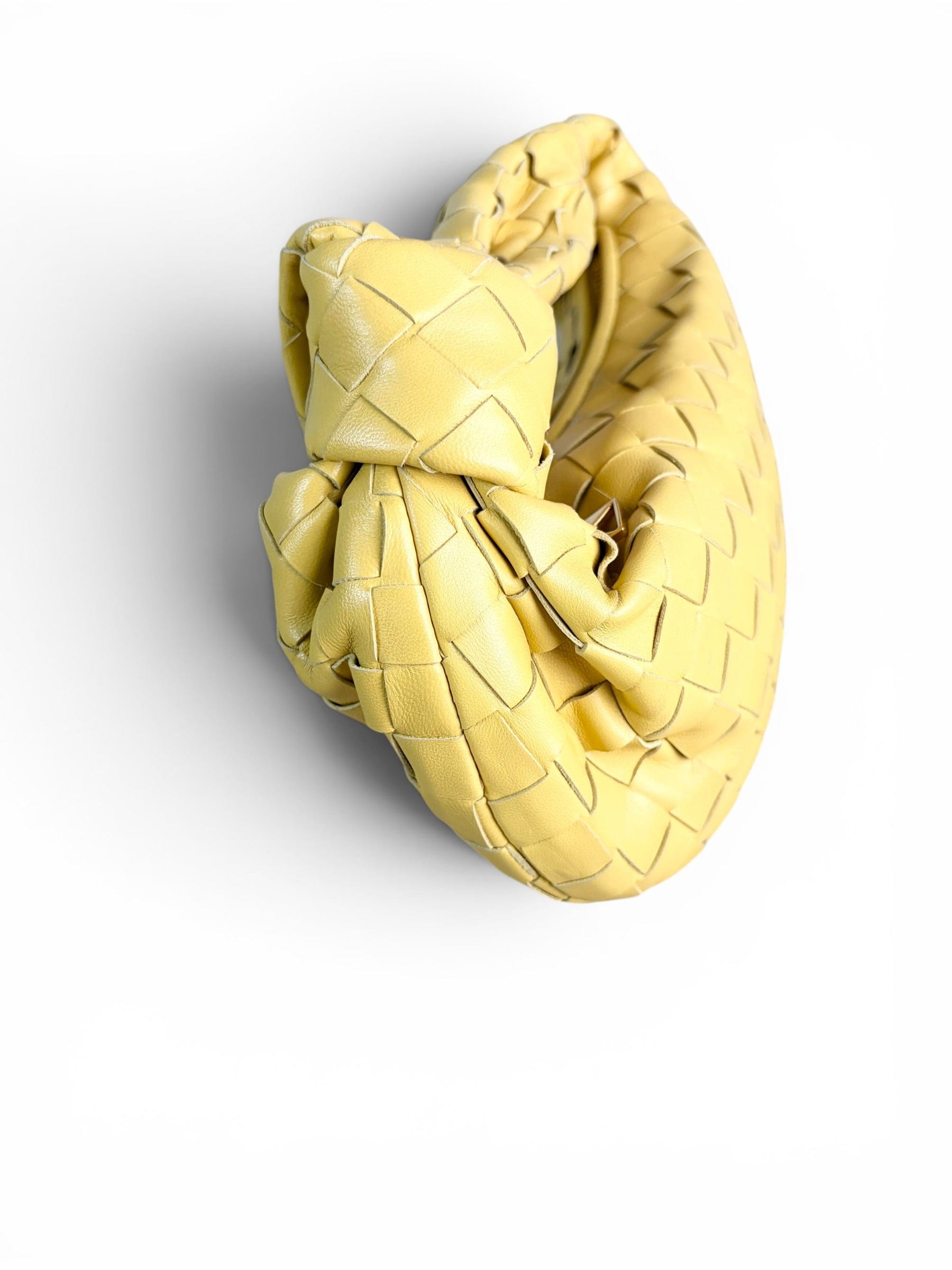 Bottega Veneta Yellow Intrecciato Mini Jodie