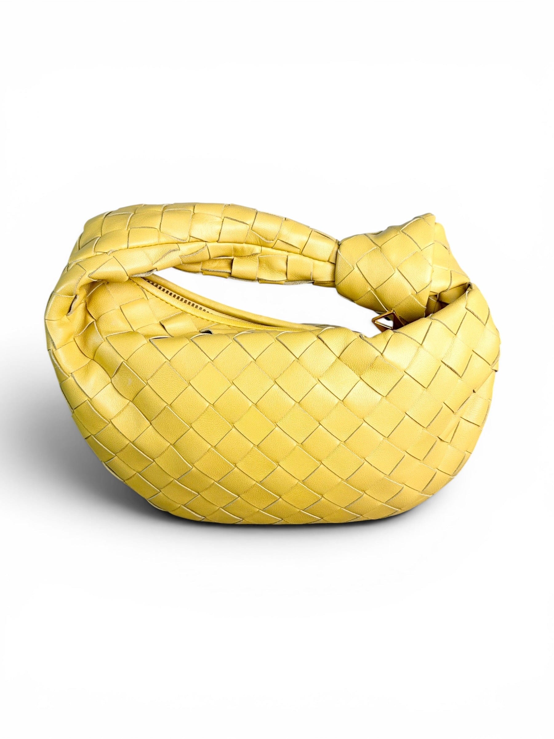 Bottega Veneta Yellow Intrecciato Mini Jodie