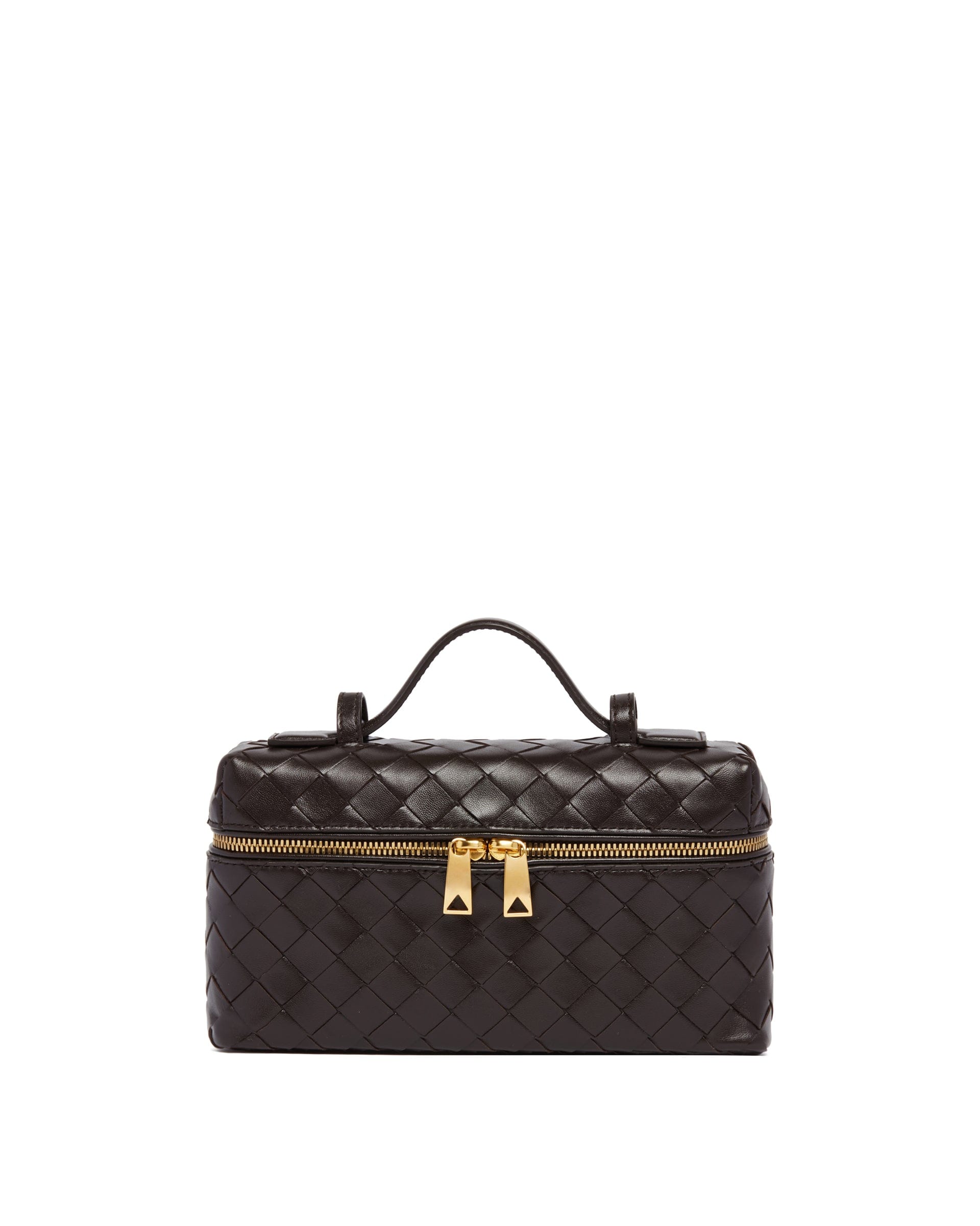Bottega Veneta Bang Bang Vanity Case Marrone