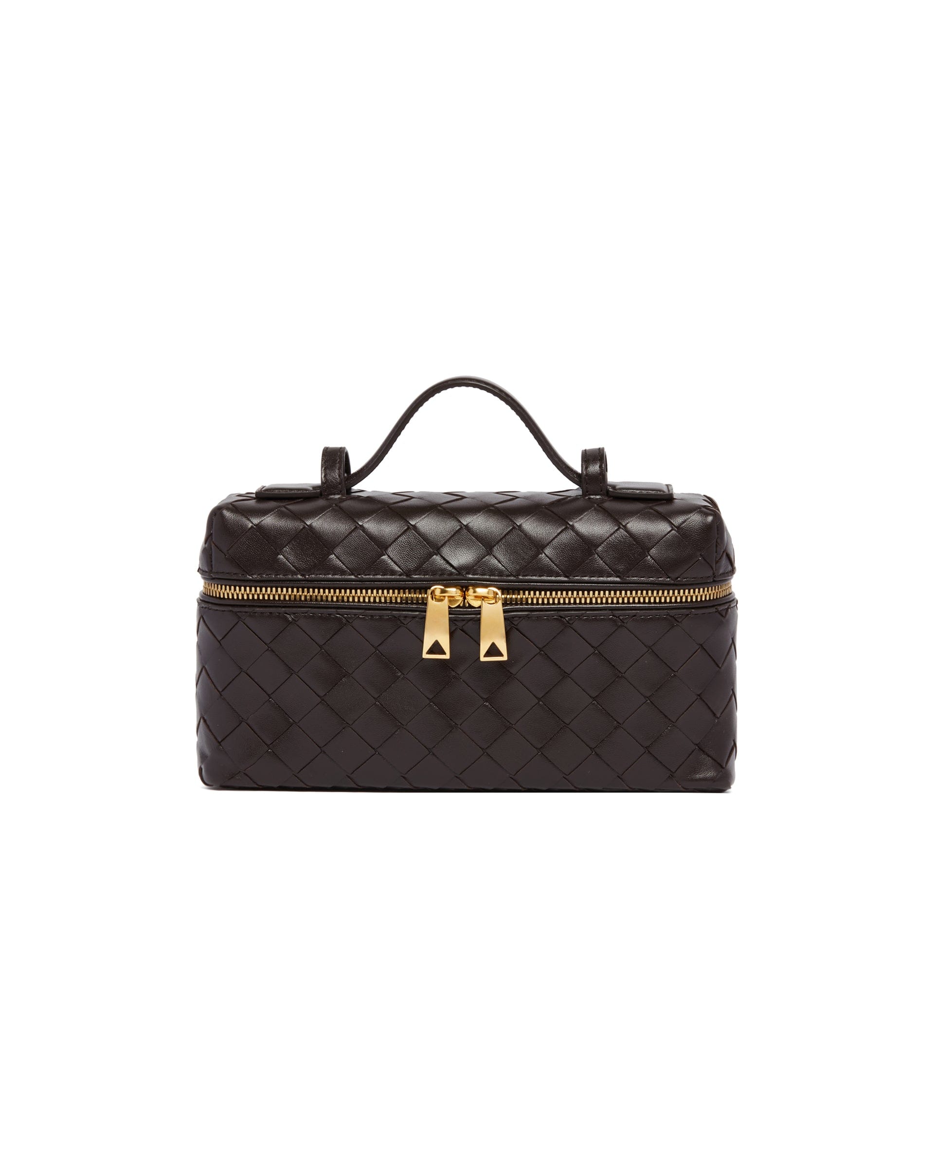 Bottega Veneta Bang Bang Vanity Case Marrone