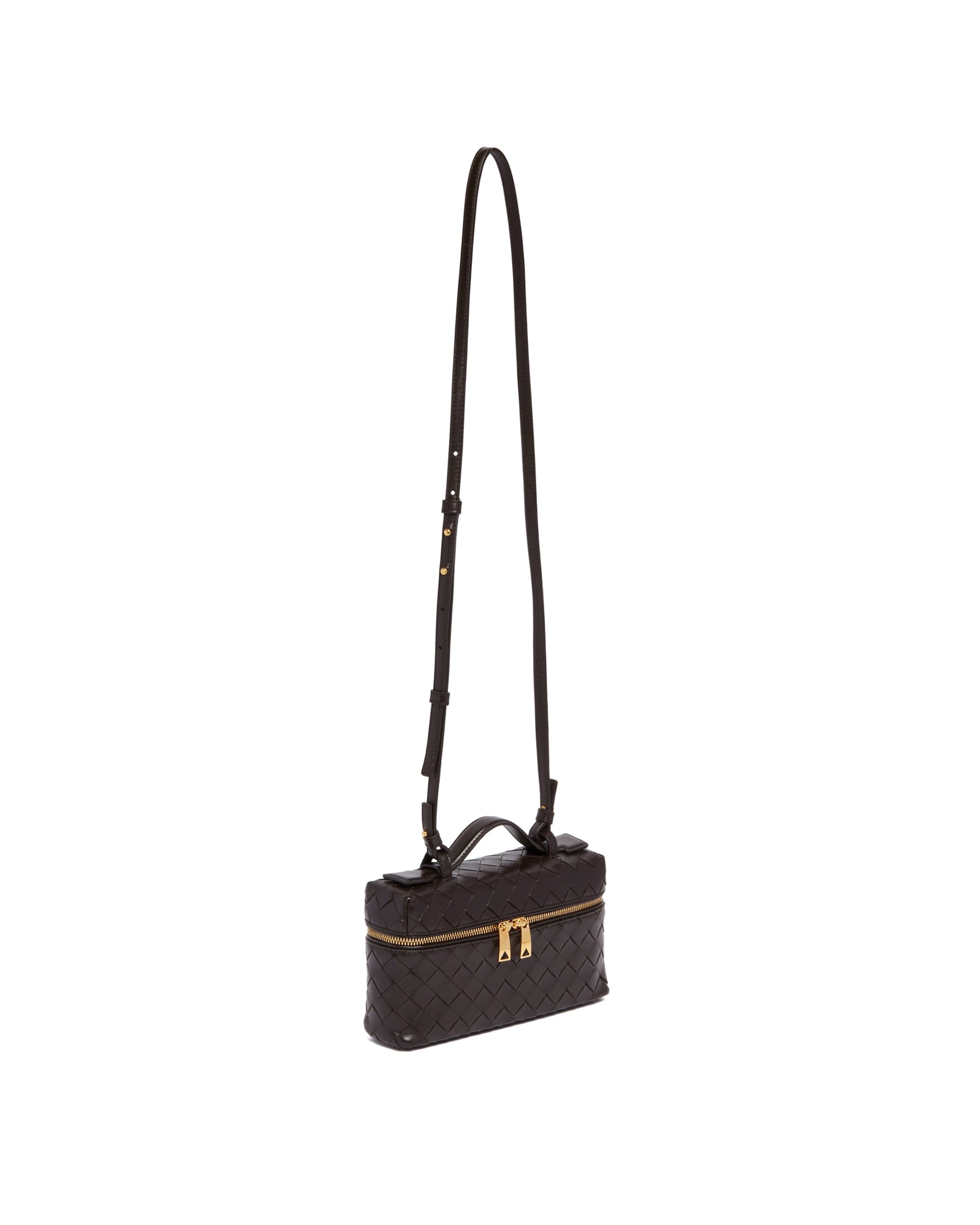Bottega Veneta Bang Bang Vanity Case Marrone