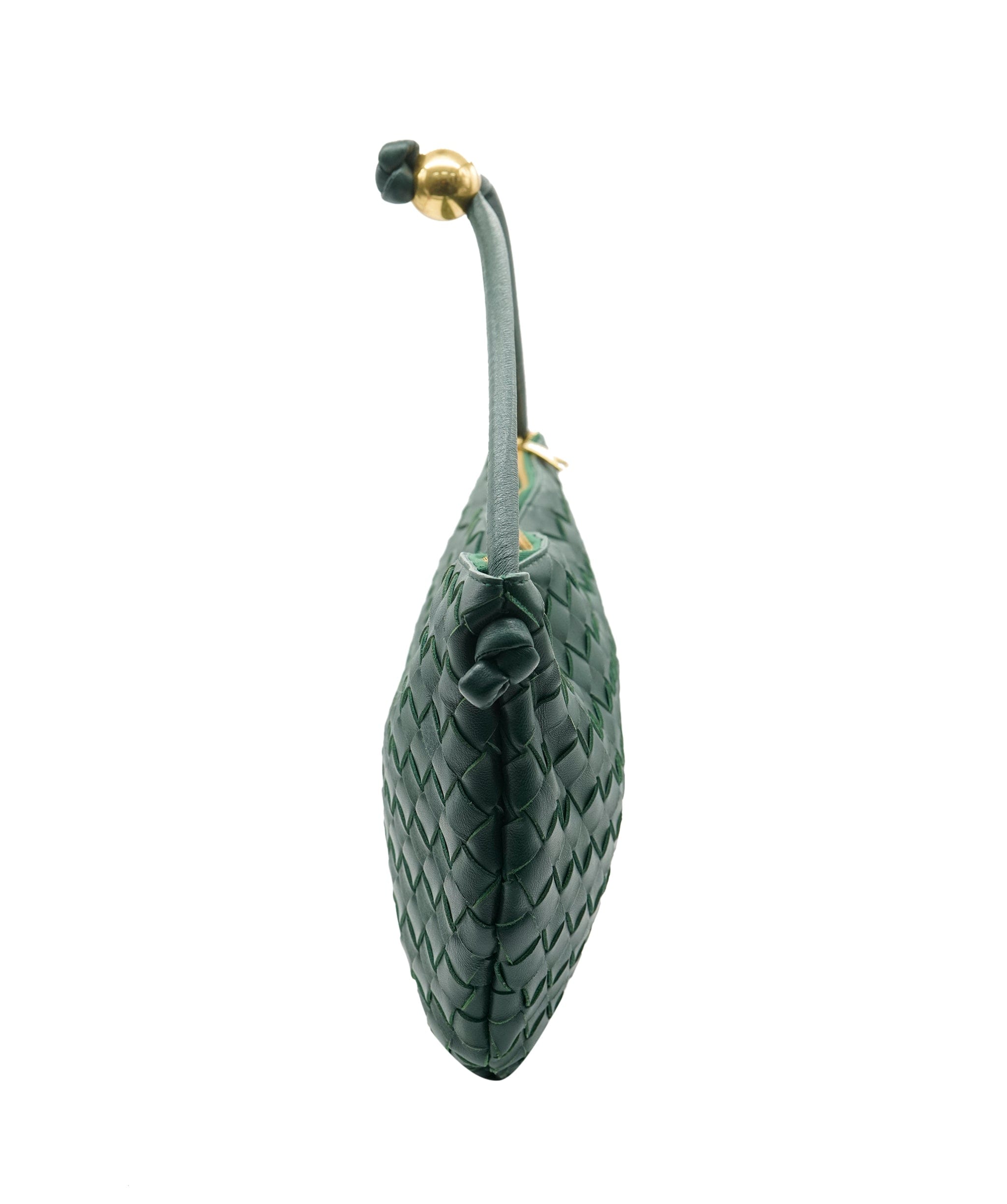 Bottega Veneta Bottega forest green large bag AKC0093