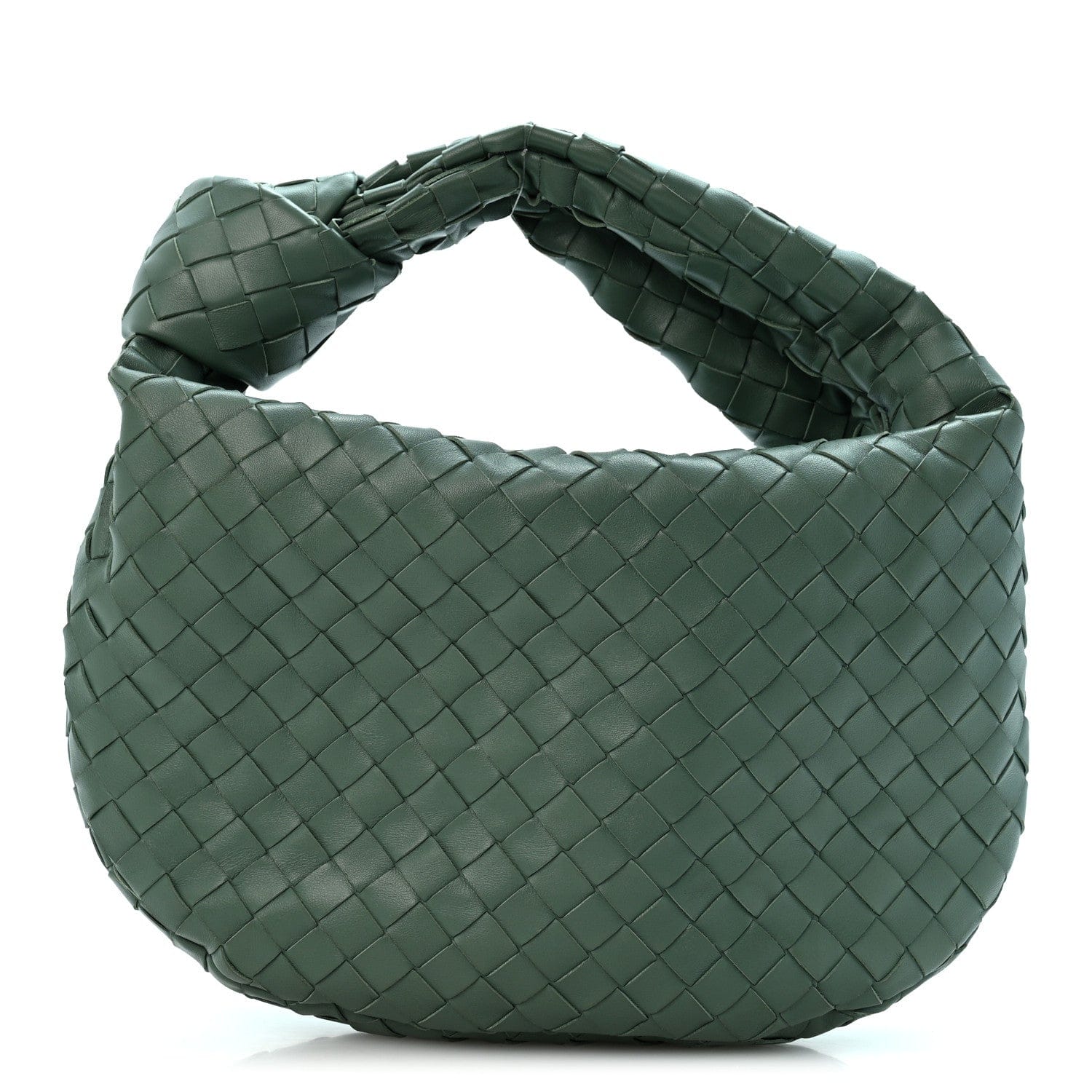 Bottega Veneta Nappa Intrecciato Teen Jodie Hobo Aloe