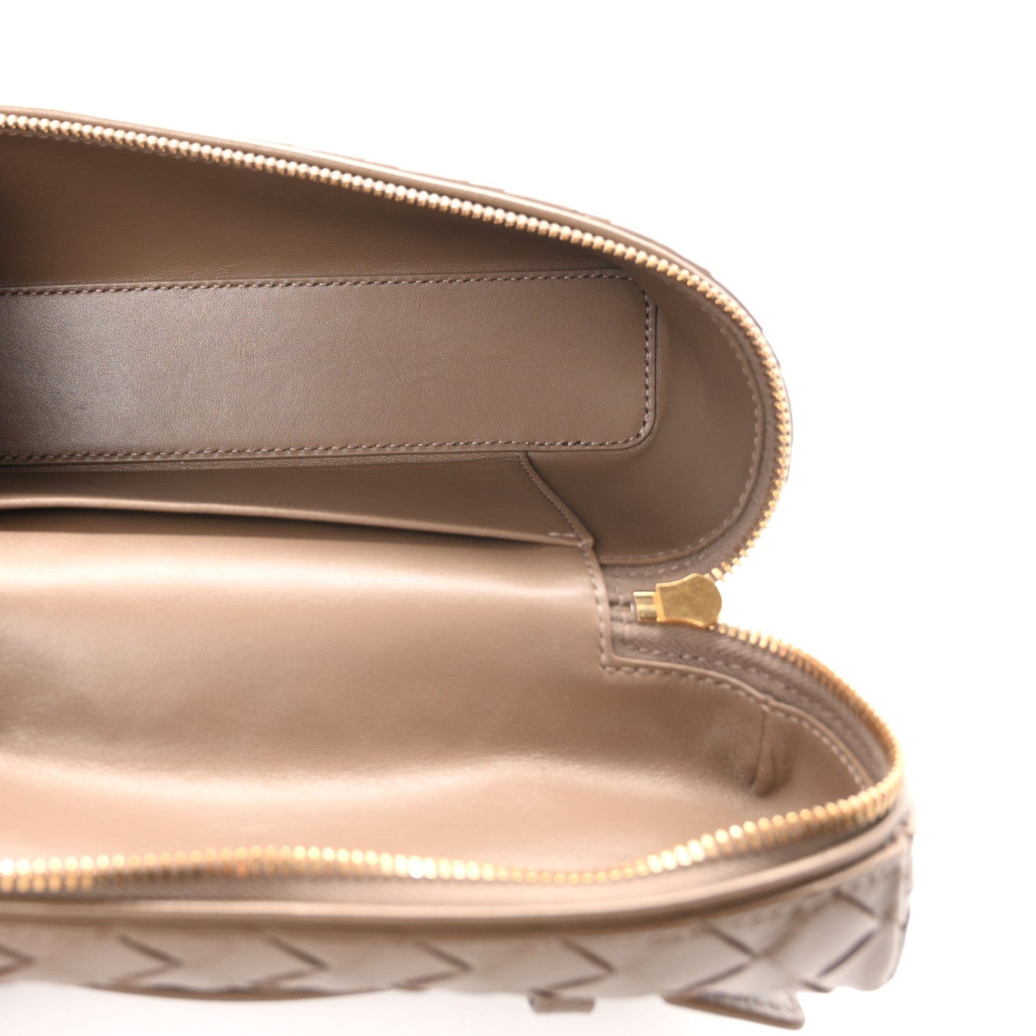 Bottega Veneta Calfskin Intrecciato Bang Bang Vanity Case Pinecone