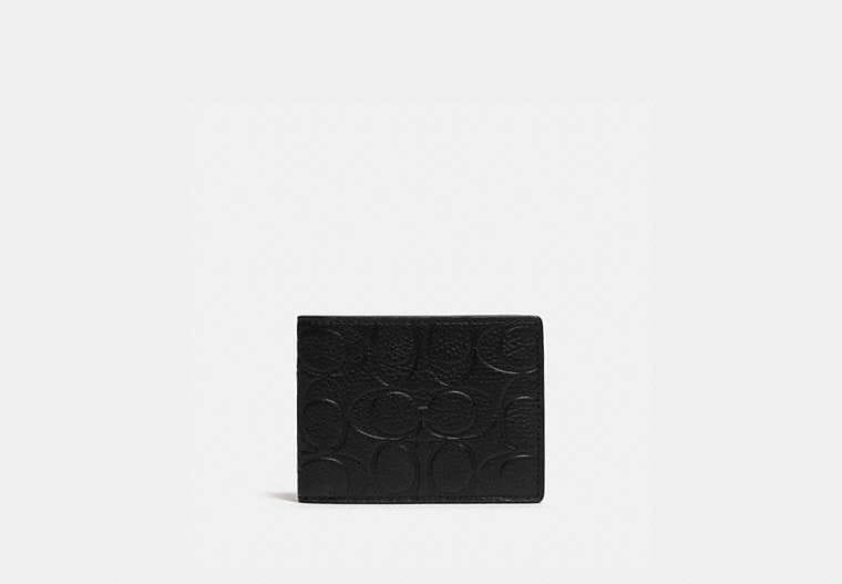 Coach Slim Billfold Wallet In Signature Leather