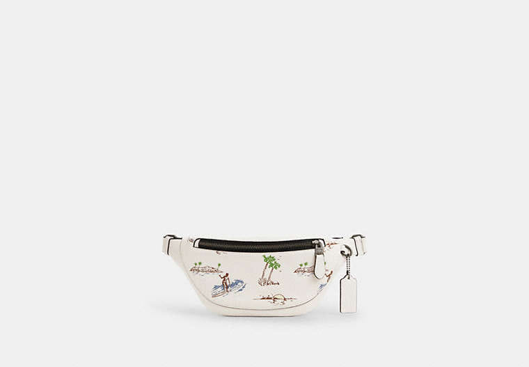 Coach Warren Mini Belt Bag With Surf Print