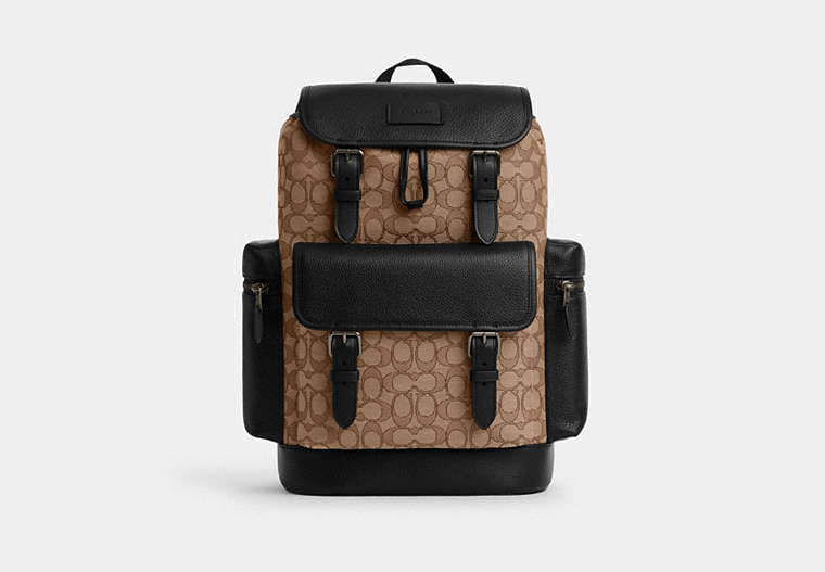Coach Sprint Backpack In Signature Jacquard