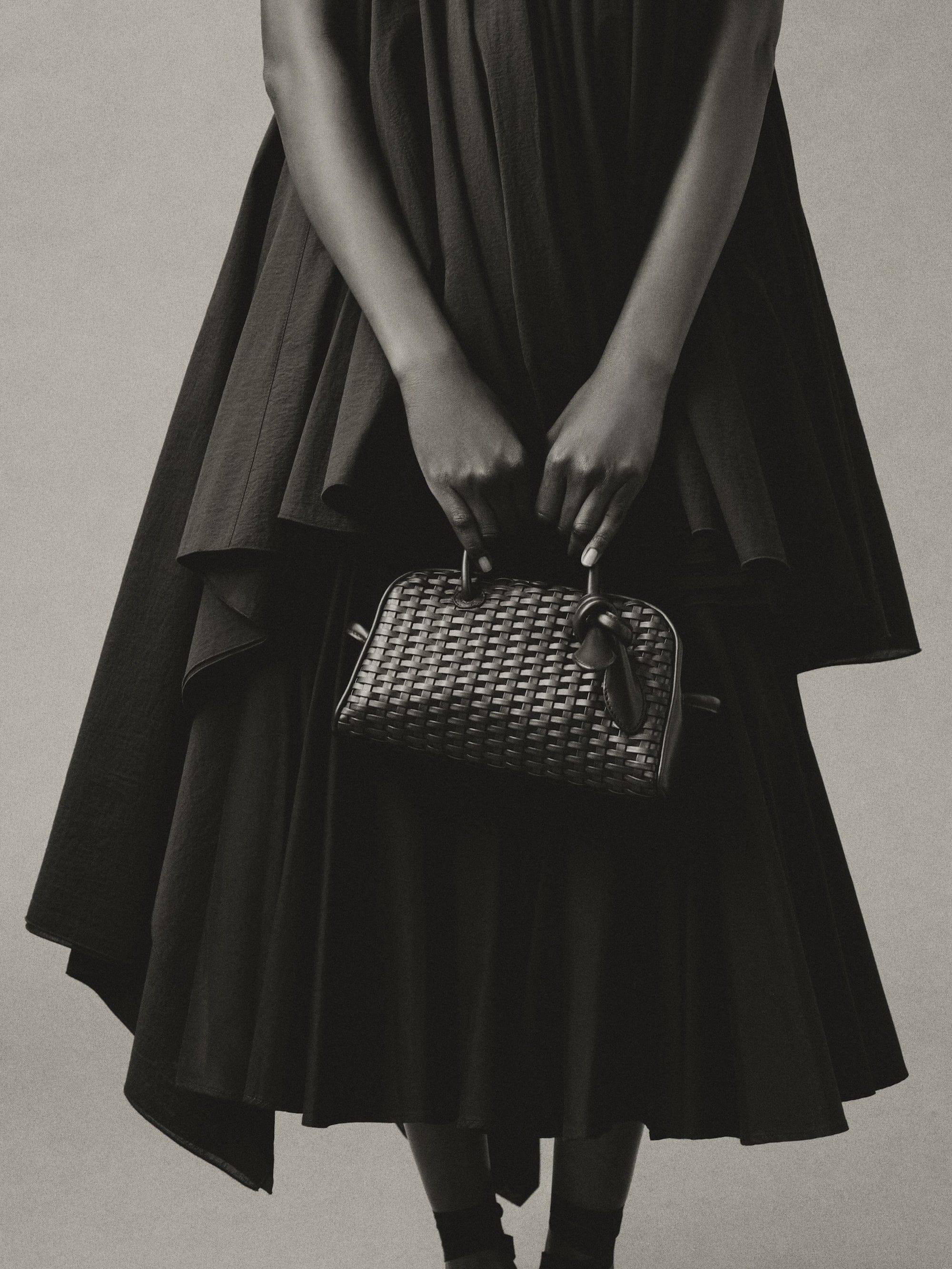 Jacquemus The Small Turismo Bag - Braided Dark Brown